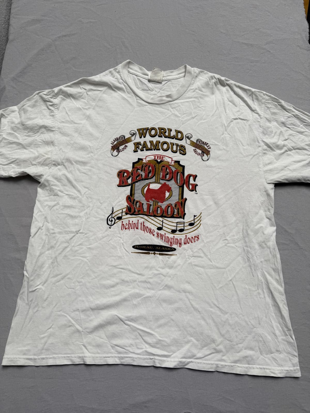 Jerzees Vintage The Red Dog Saloon T-shirt Juneau Alaska Tee - XL Size US XL / EU 56 / 4 - 1 Thumbnail