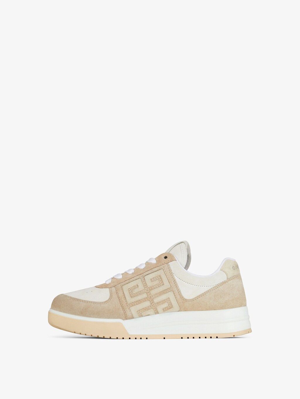 Givenchy o1srvl11e0625 G4 Sneakers In Suede in White/Beige Size US 9 / IT 39 - 2 Thumbnail