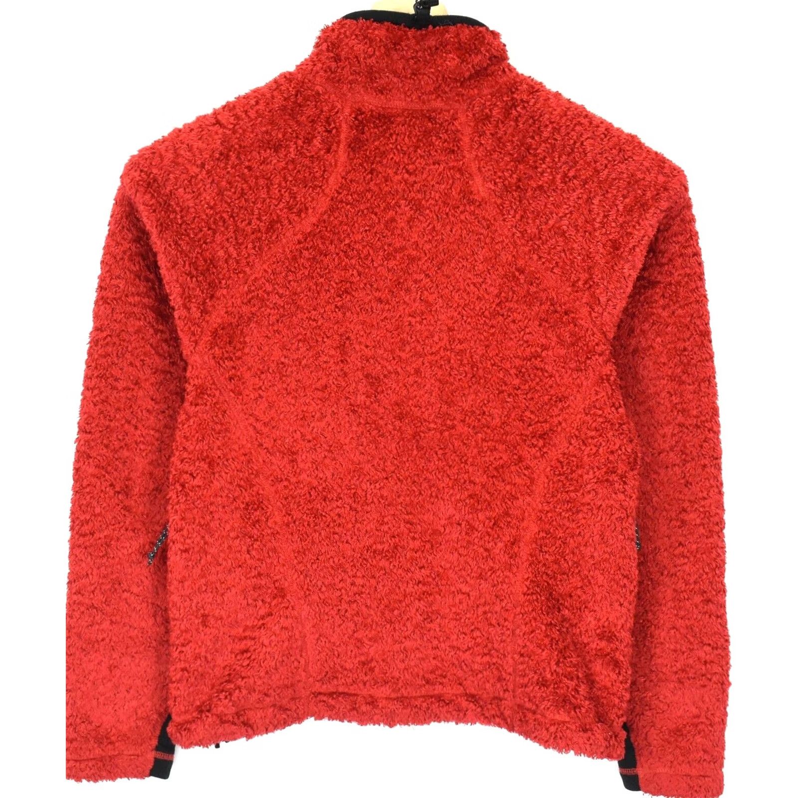 Mountain Hardwear MOUNTAIN HARDWEAR Sweatshirt SMALL Red Full Zip Fuzzy Pockets Women's Size S / US 4 / IT 40 - 2 Thumbnail