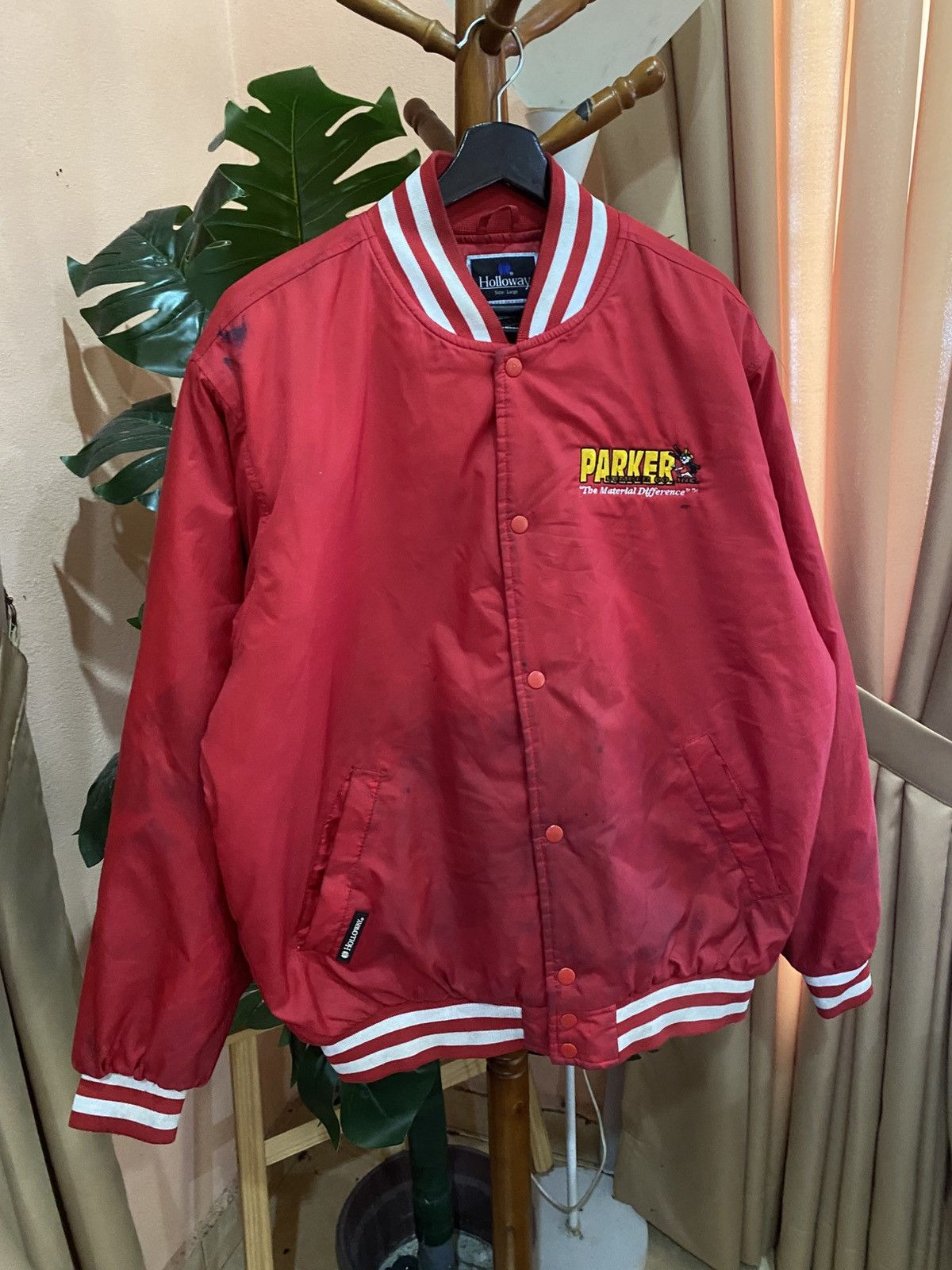 Holloway VINTAGE 90s HOLLOWAY VARSITY JACKET Size US L / EU 52-54 / 3 - 4 Thumbnail