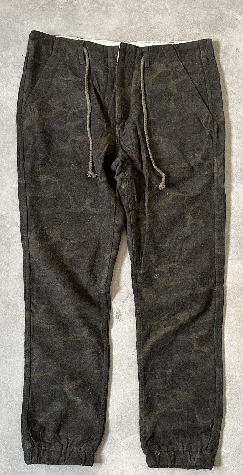 Japanese Brand VINTAGE GLOBAL WORK ARMY WOOL CARGO PANT Size US 36 / EU 52 - 1 Thumbnail