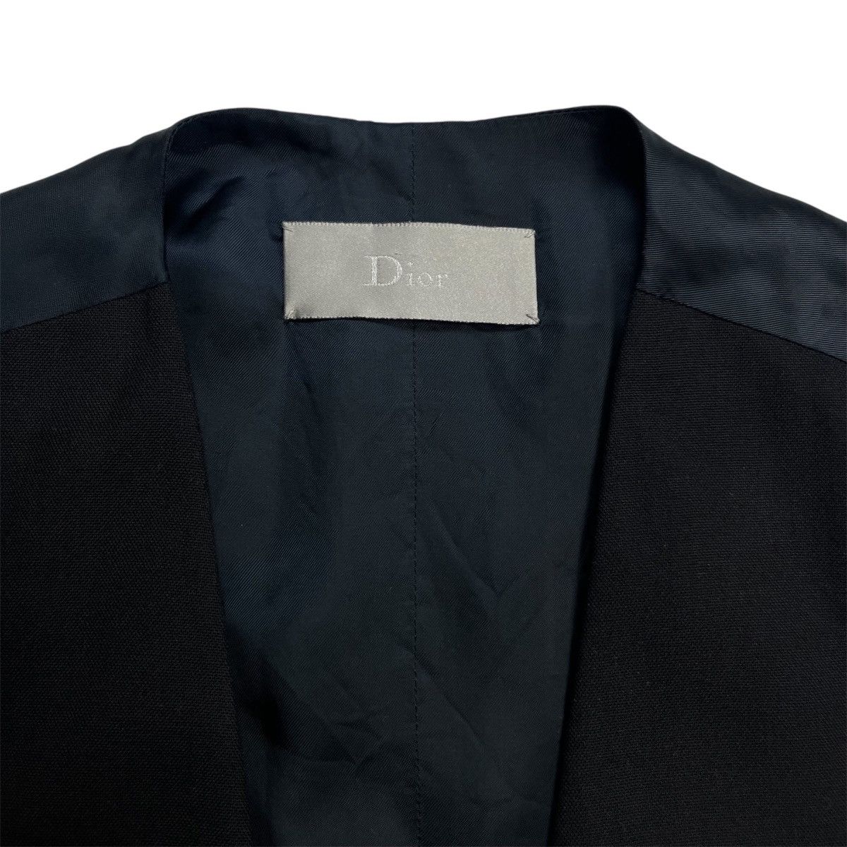 Dior AW 2006 Dior Homme Sculpted Tailoring Vest by Hedi Slimane Size 48R - 9 Thumbnail