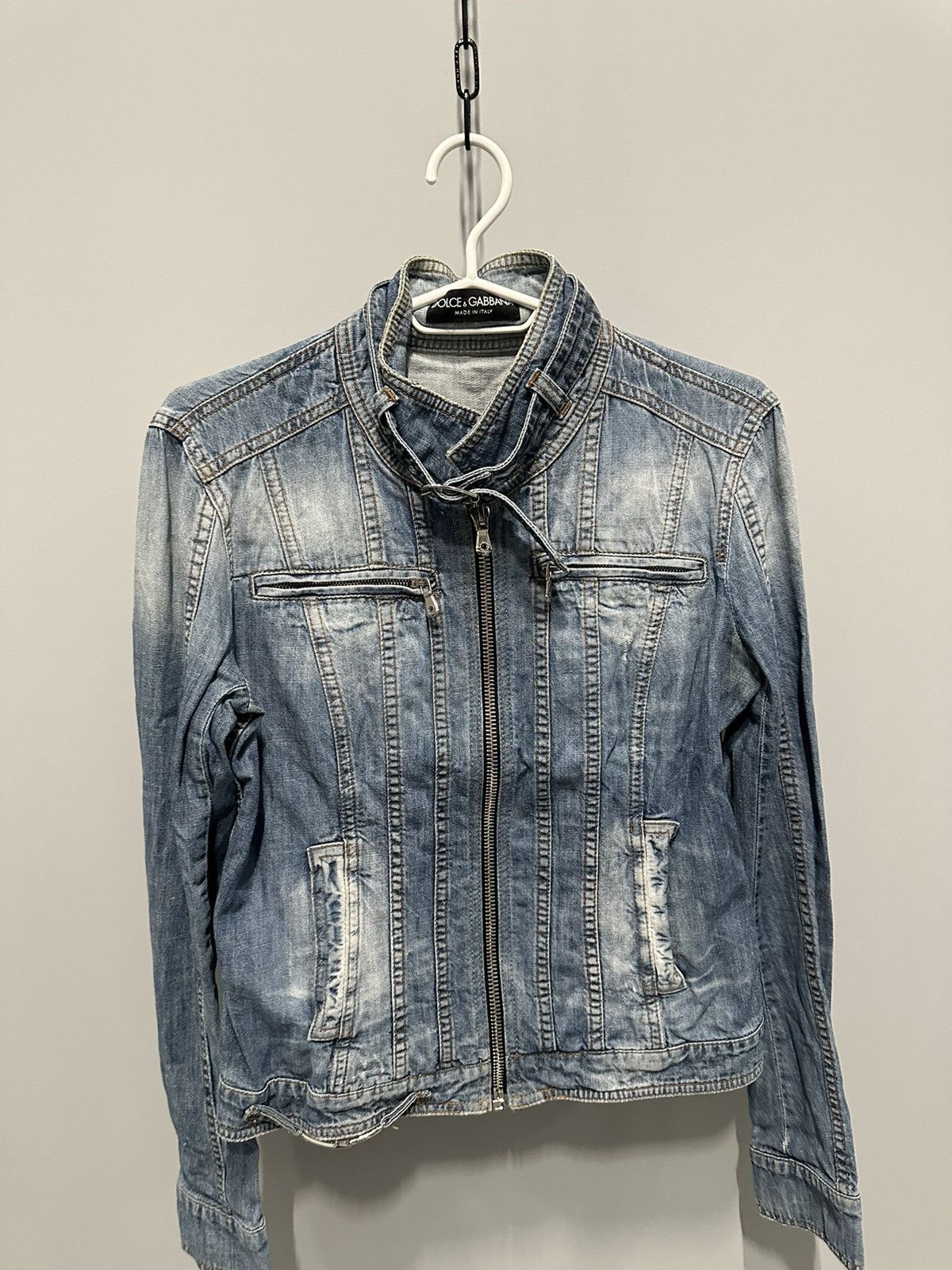 Dolce & Gabbana Vintage Archival Dolce & Gabbana 00s Y2K Denim Jacket Size M / US 6-8 / IT 42-44 - 3 Thumbnail