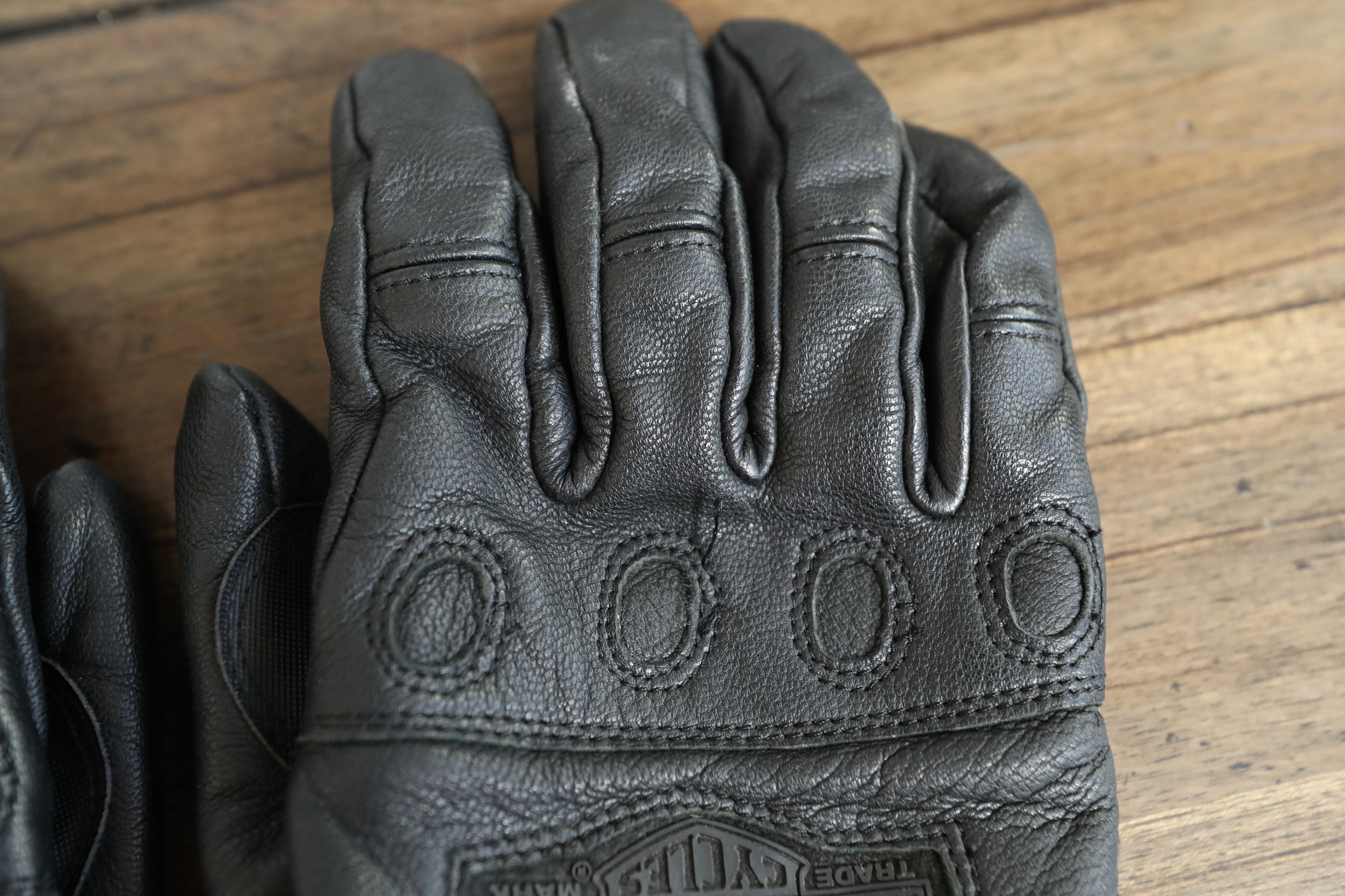 Harley Davidson Harley Davidson Goatskin Leather Motorcycle Gloves 2013 (M) Size ONE SIZE - 3 Thumbnail