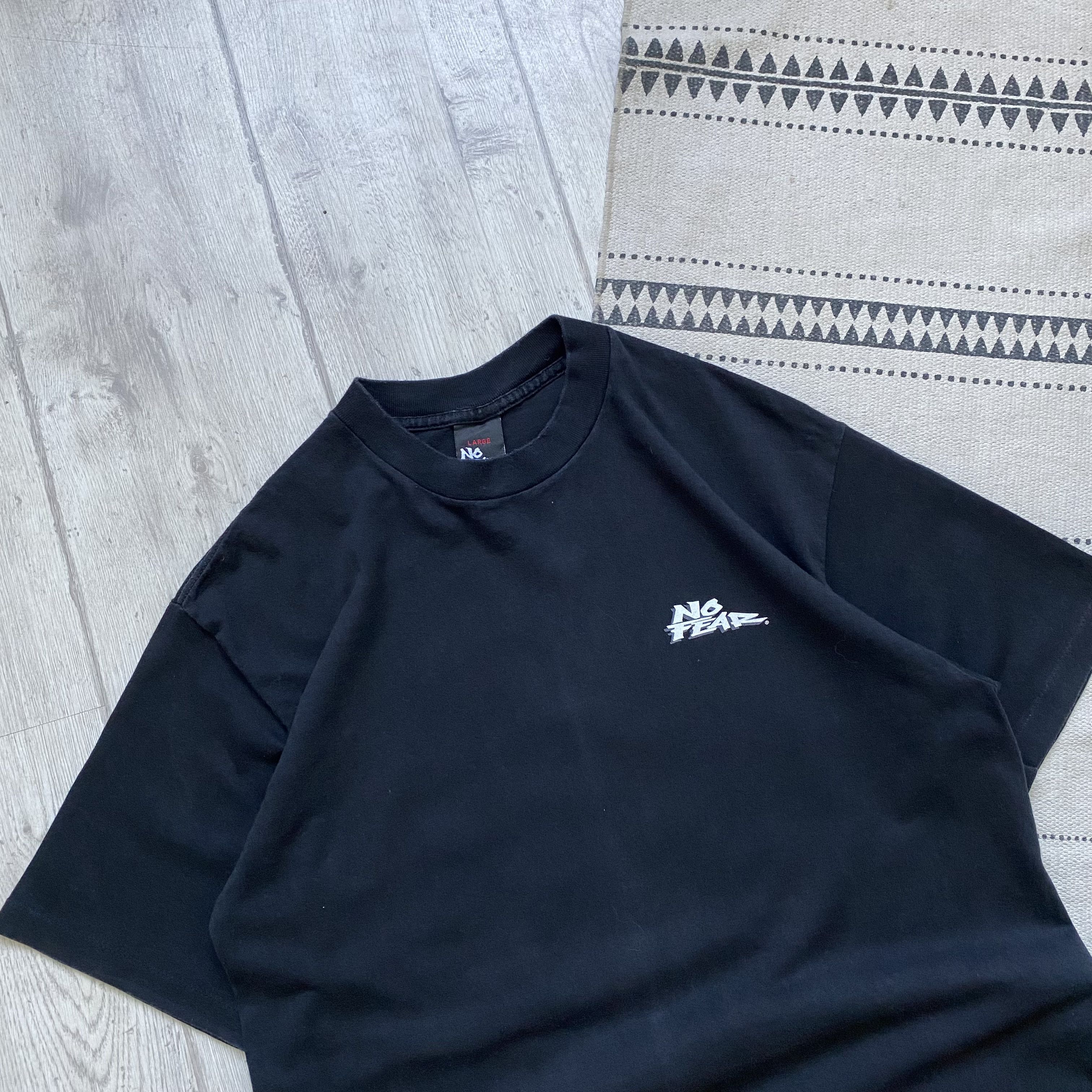No Fear Vintage 90s No Fear Tee big logo Made in USA Surf Skater Size US M / EU 48-50 / 2 - 4 Thumbnail