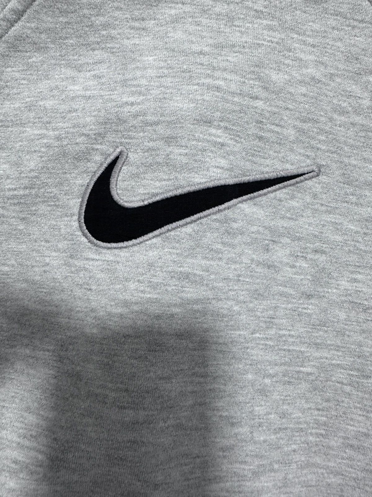 Nike × Vintage Vintage Nike Women’s Jacket Hooded 2in1 Black Grey Swoosh Size M / US 6-8 / IT 42-44 - 18 Thumbnail