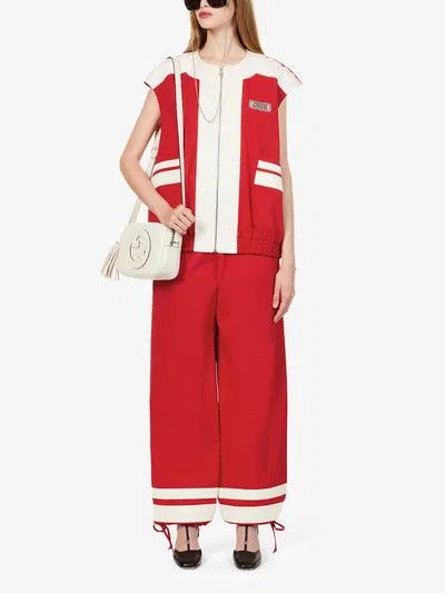 Gucci o1y0925 Crewneck Vest in Red/White Size XXS / US 00 / IT 34 - 4 Thumbnail