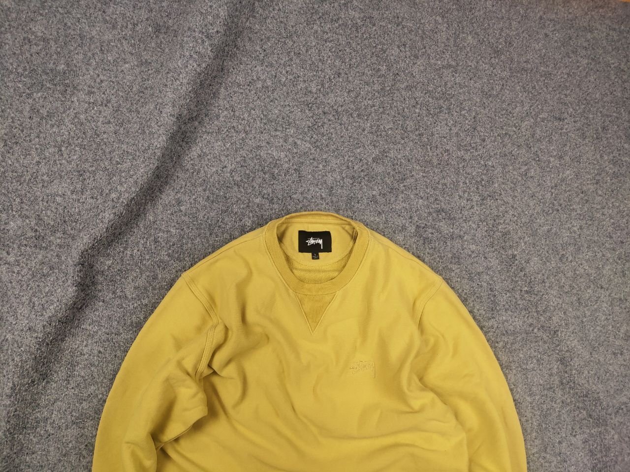 Stussy Stüssy Yellow Logo Retro Vintage 90's crew neck Sweatshirt Size US L / EU 52-54 / 3 - 1 Thumbnail