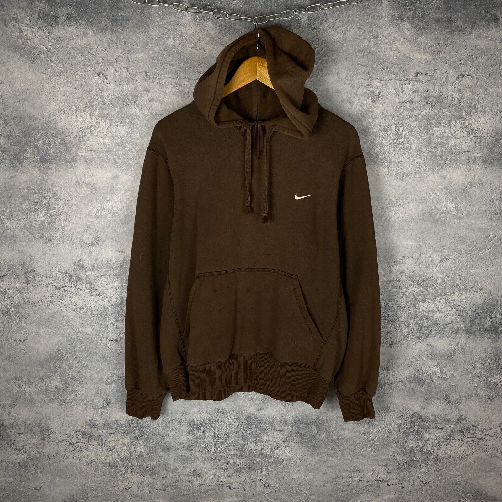 Nike Nike Vintage Hoodie Men's Size M Brown Long Sleeve ` Size US M / EU 48-50 / 2 - 1 Thumbnail