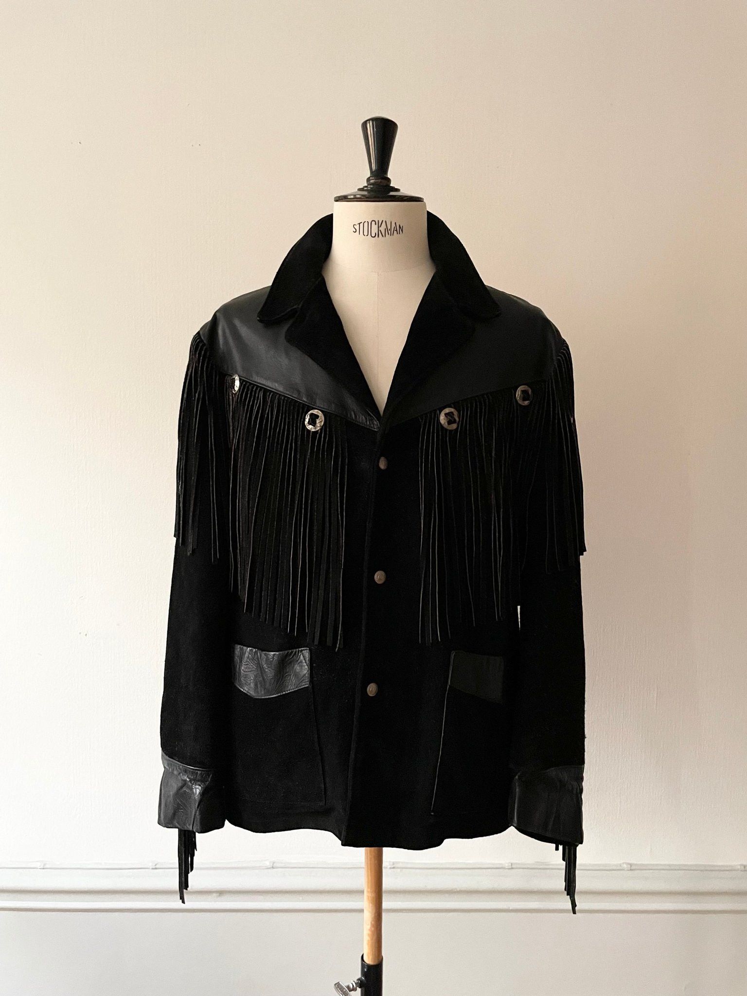 Schott 1980's Schott N.Y.C. Fringe Leather Jacket - Large Size US L / EU 52-54 / 3 - 1 Thumbnail