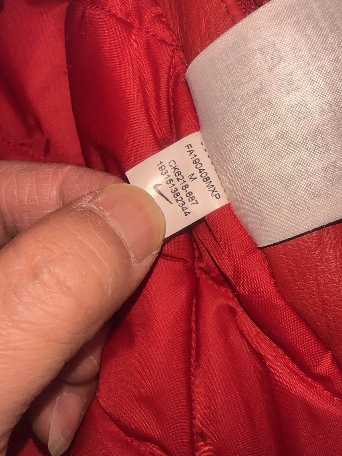 Nike × Supreme Supreme FW19 Nike Leather Anorak Size US M / EU 48-50 / 2 - 7 Thumbnail