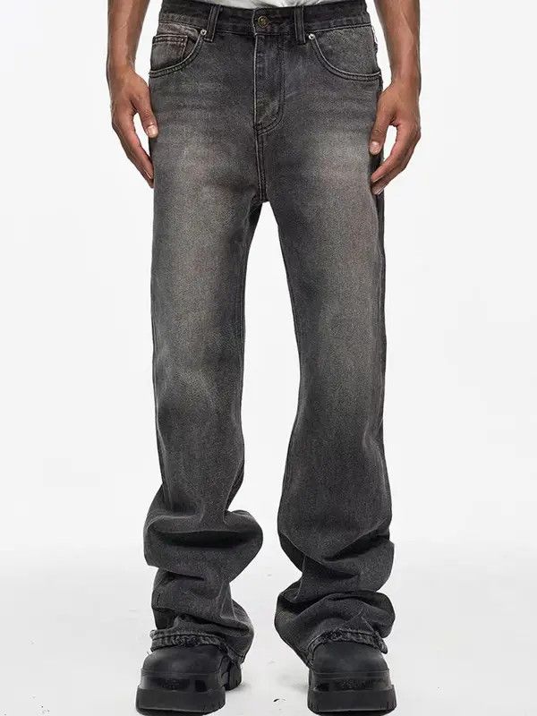 VIBE High street vintage style washed bootcut jeans Size US 34 / EU 50 - 3 Thumbnail