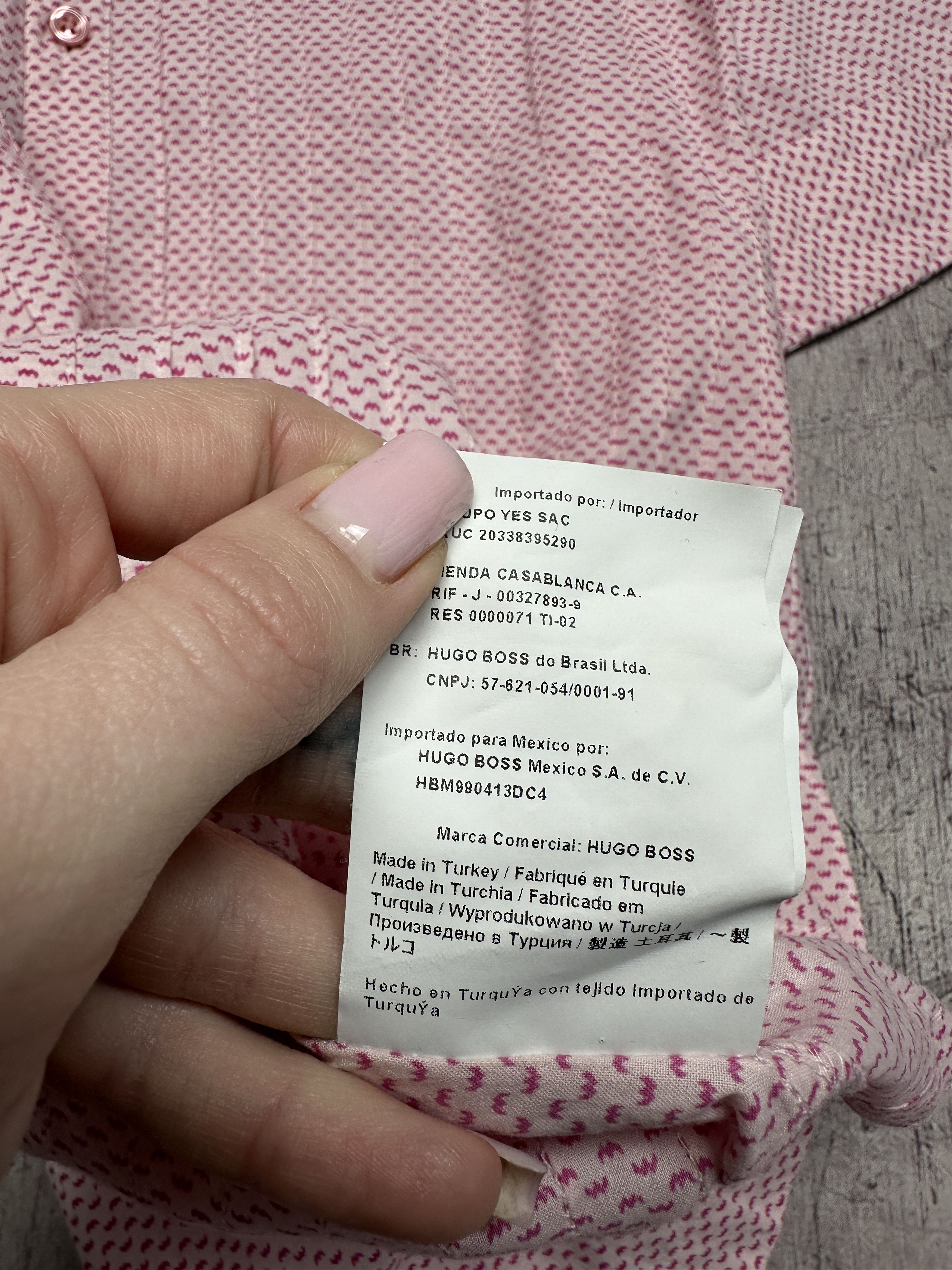 Hugo Boss Hugo Boss Mens Short Sleeve Shirt Size US M / EU 48-50 / 2 - 6 Thumbnail