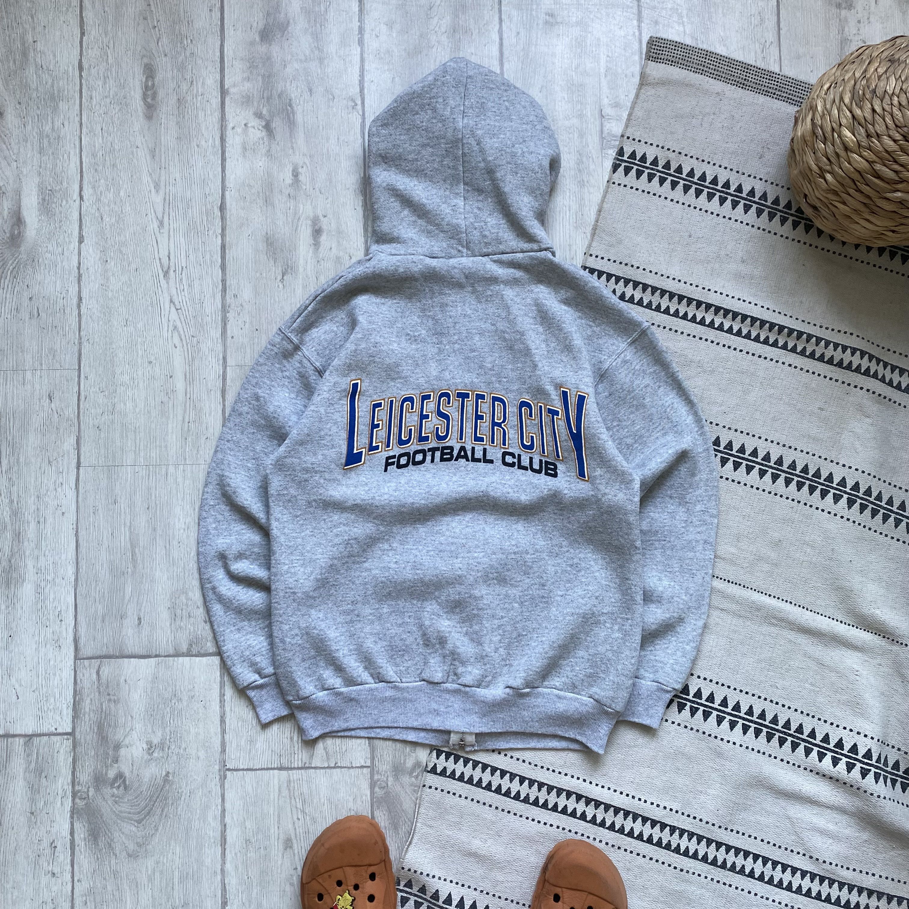 Umbro ⚽️ Vintage 90s leicesters City Hoodie Soccer Zip up Nike Size US S / EU 44-46 / 1 - 10 Thumbnail