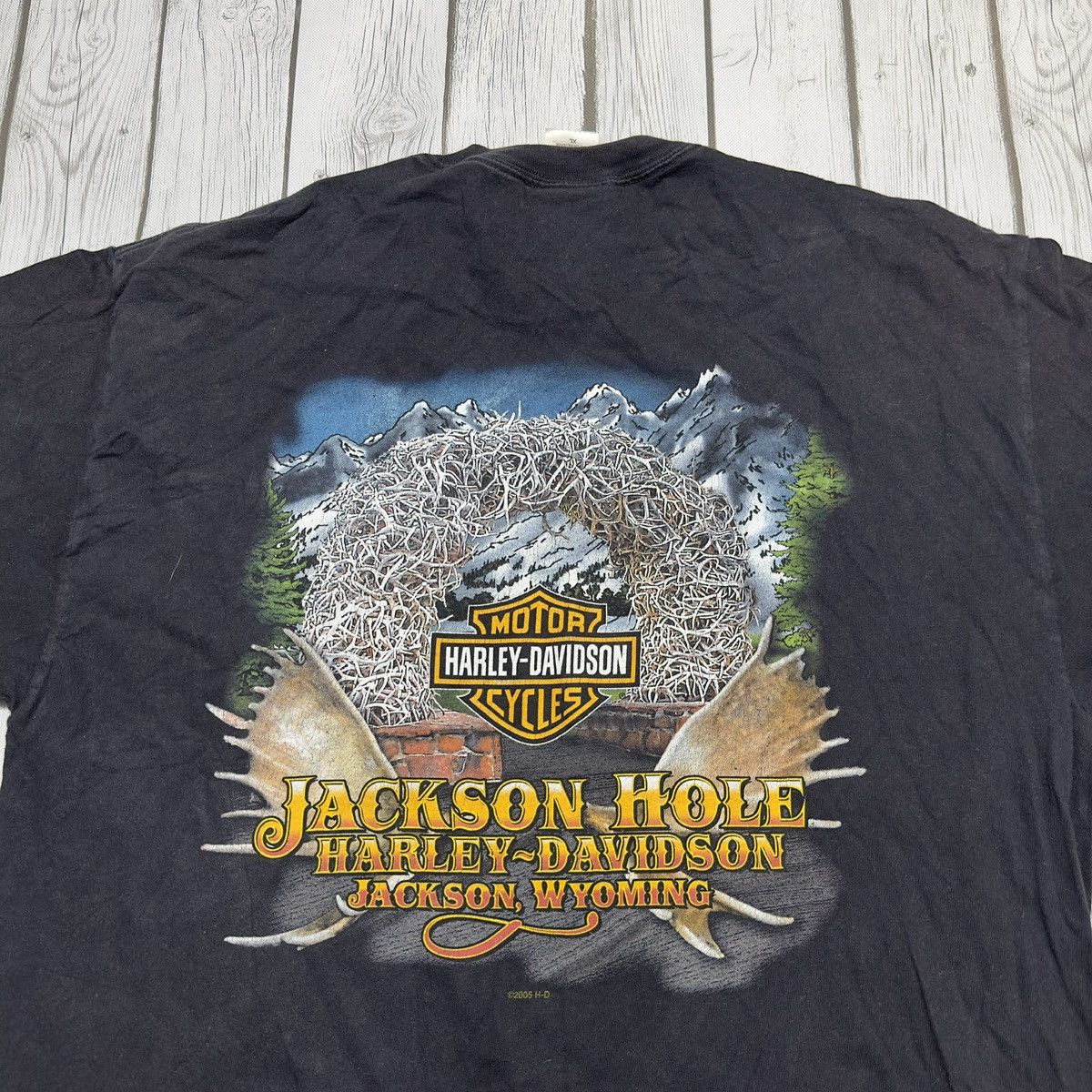 Harley Davidson × Vintage Vintage Harley Davidson tee Size US XL / EU 56 / 4 - 3 Thumbnail