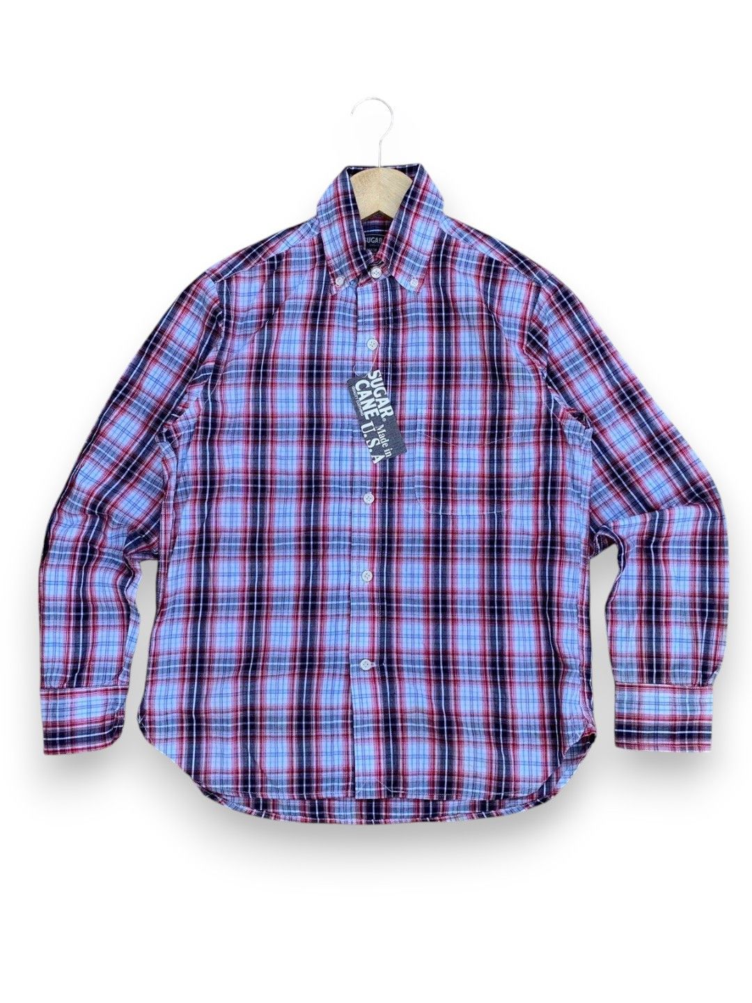 Vintage Sugar Cane Japan Flannel Plaid Shirt