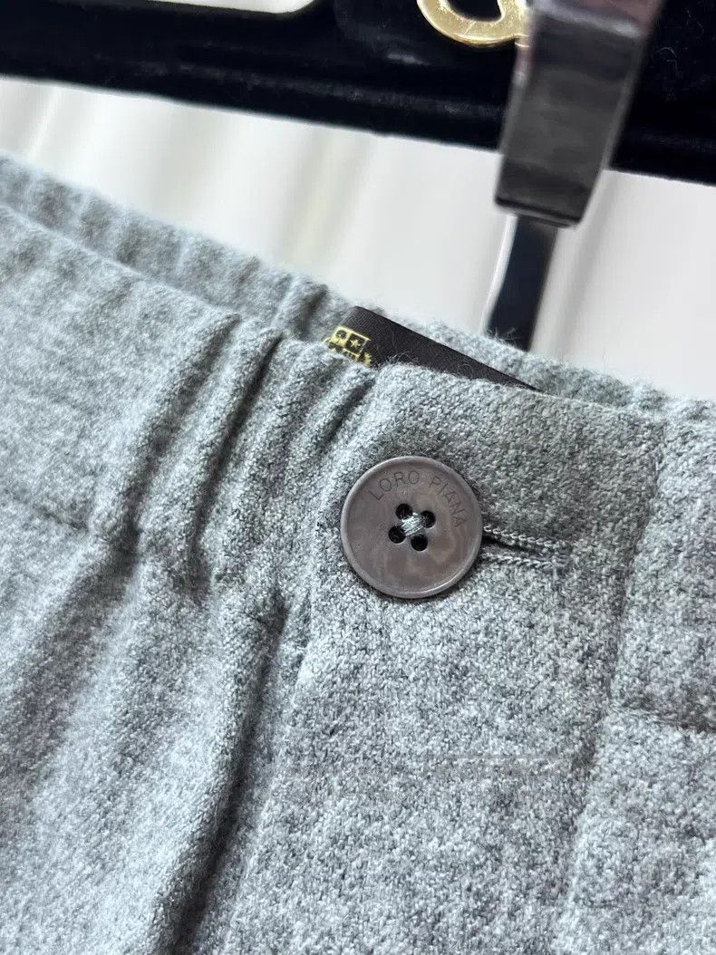 Loro Piana Loro Piana Light Gray Cashmere Trousers Size 25" / US 0 / IT 36 - 5 Thumbnail