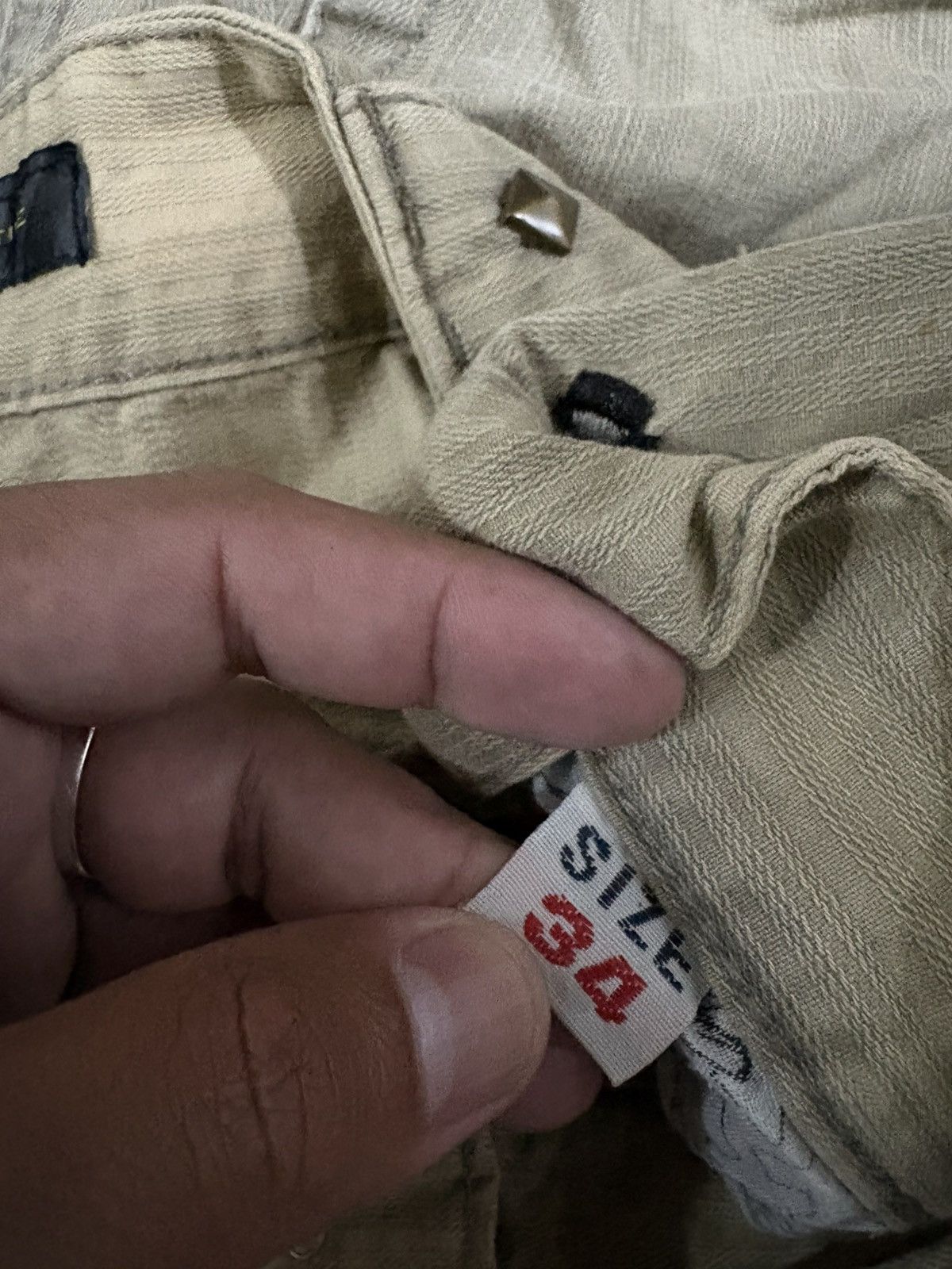 Japanese Brand Multi pocket cargo pants Size US 35 - 10 Thumbnail