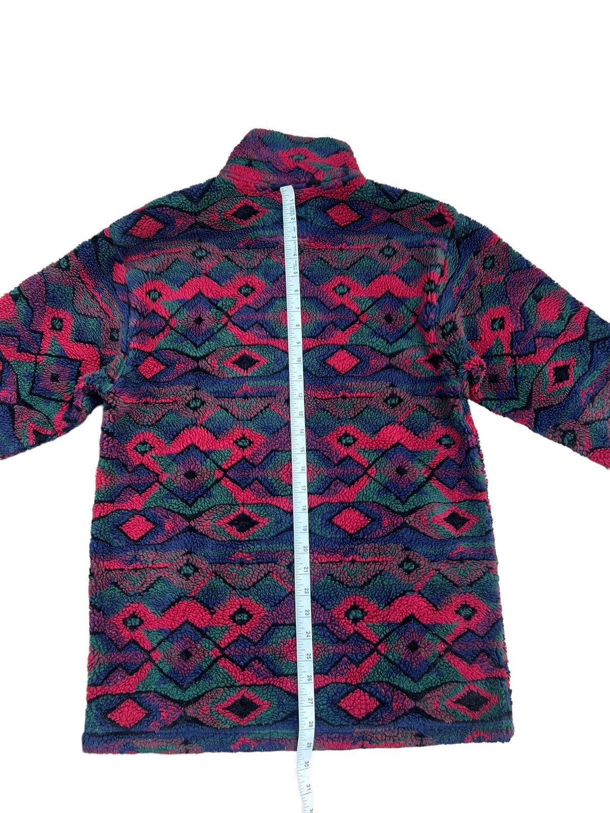 Woolrich Woolen Mills Vintage 90s WOOLRICH Usa Tribal Pullover Bulky Fleece Jacket Size US S / EU 44-46 / 1 - 5 Thumbnail