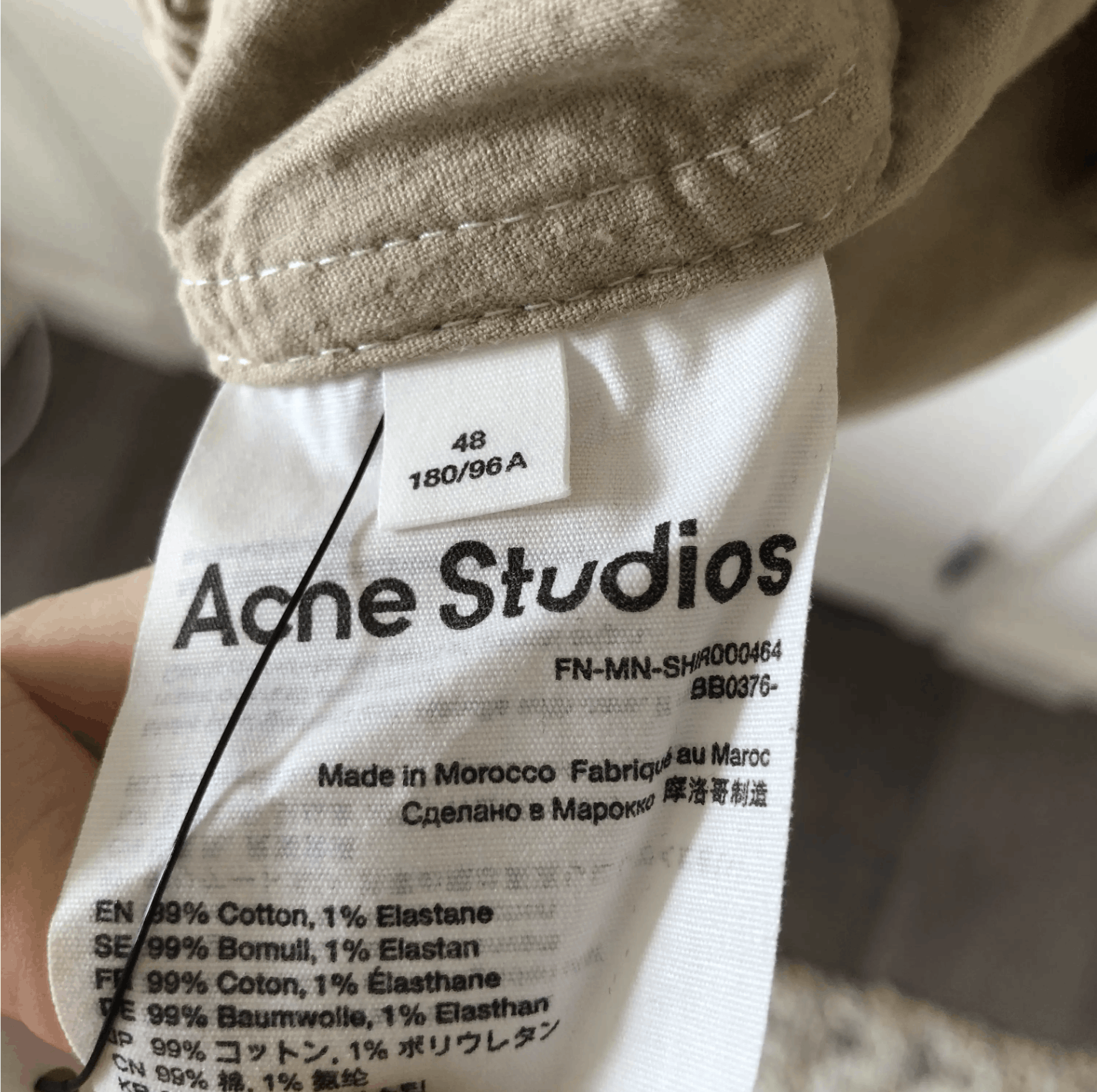 Acne Studios Acne Studios Corduroy Overshirt Size US XL / EU 56 / 4 - 5 Thumbnail