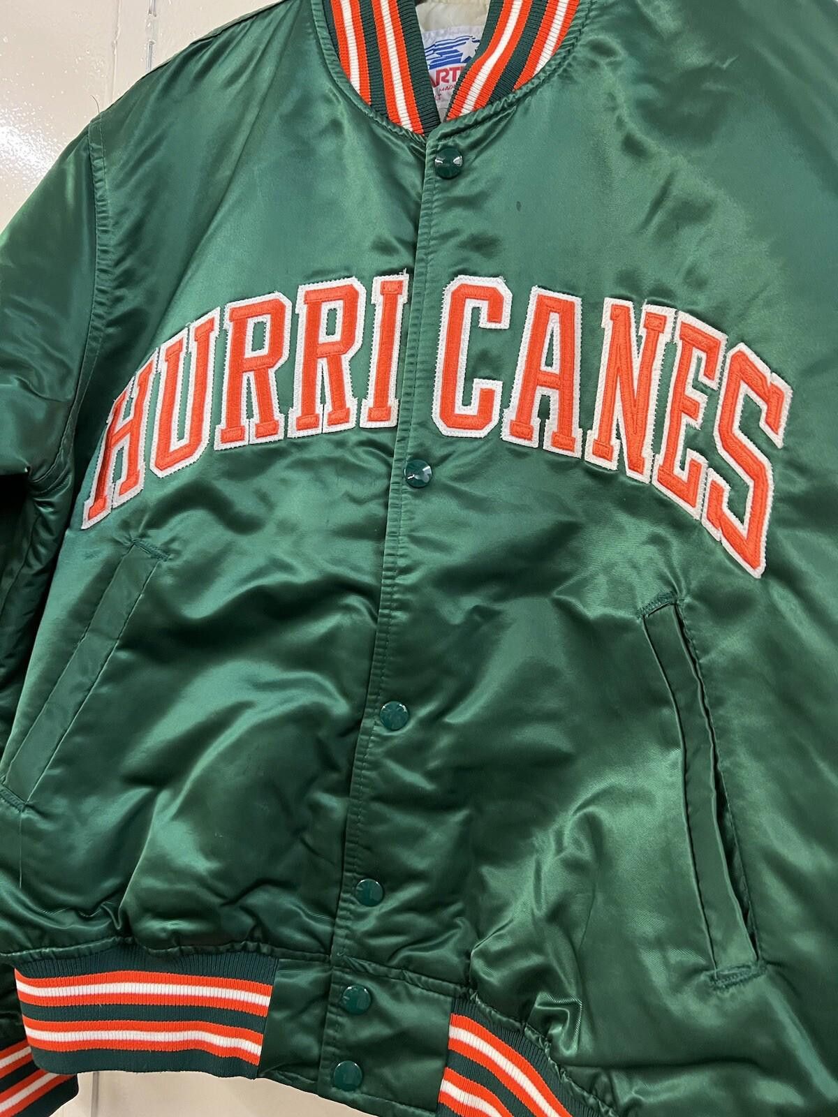 Starter Starter Miami Hurricanes Bomber Satin NCAA Jacket M Medium Size US M / EU 48-50 / 2 - 3 Thumbnail