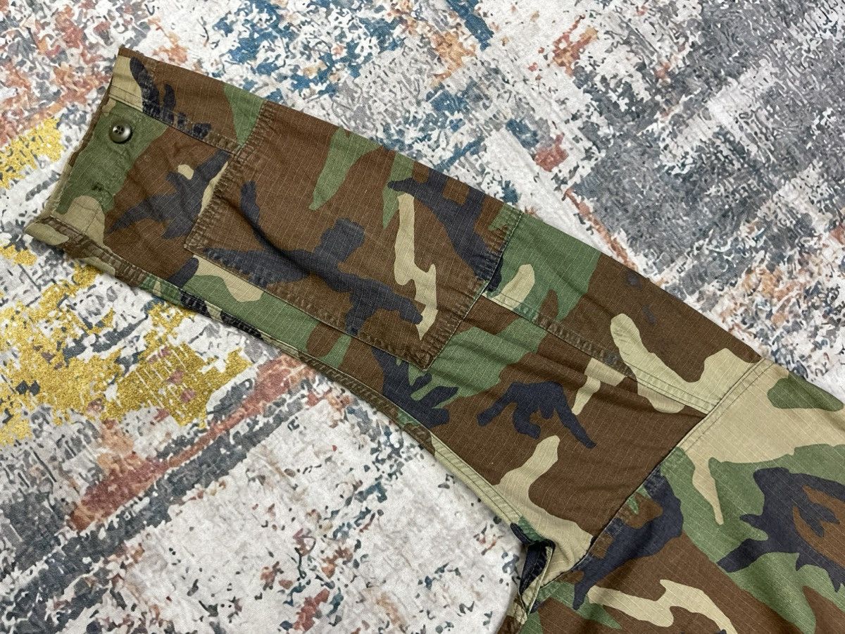 Vintage Vtg 80s USAF Airman First Class Woodland Camo Combat Jacket Size US S / EU 44-46 / 1 - 6 Thumbnail