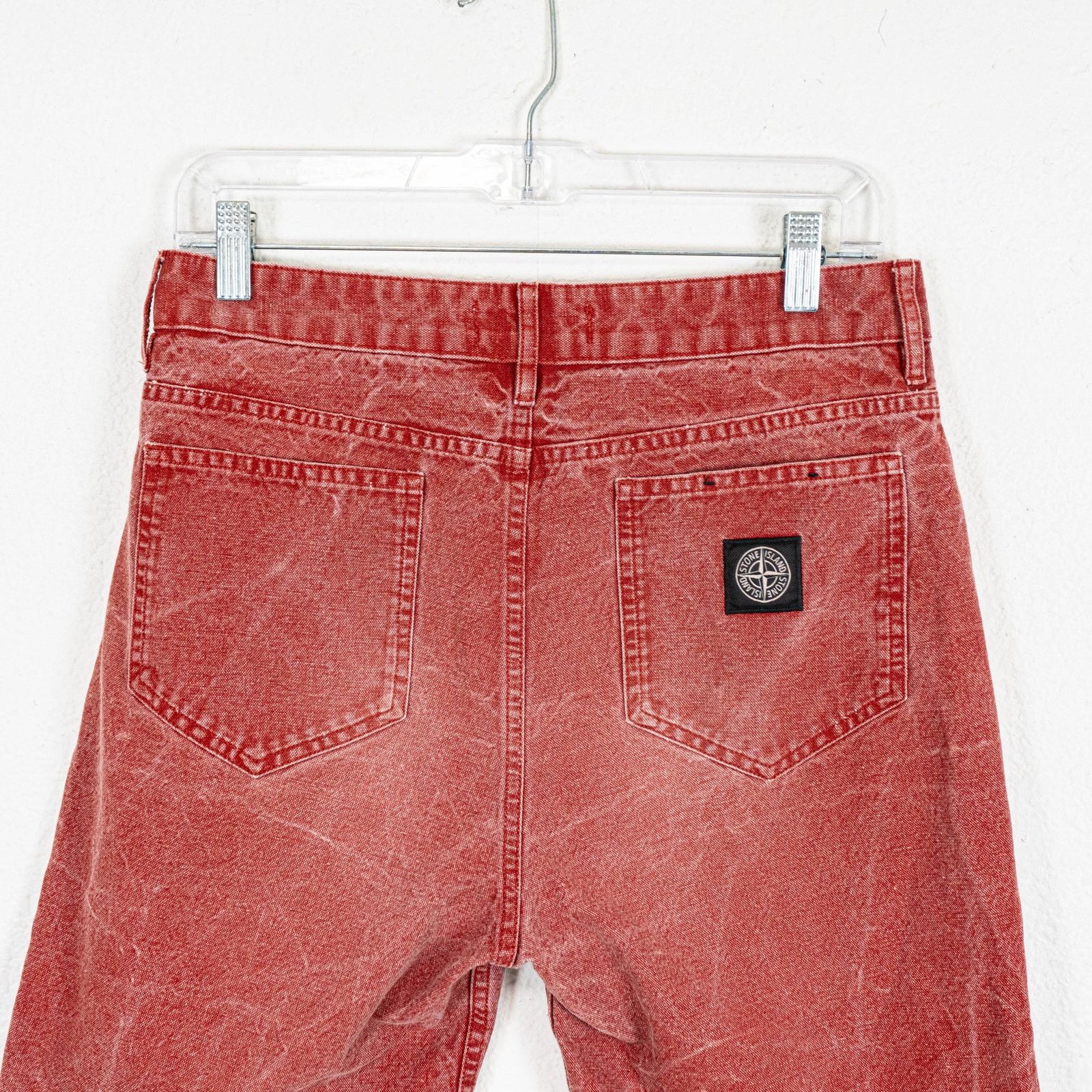 Stone Island Stone Island Men's Type RE Jean Shorts Red size 29W Size US 29 - 10 Thumbnail