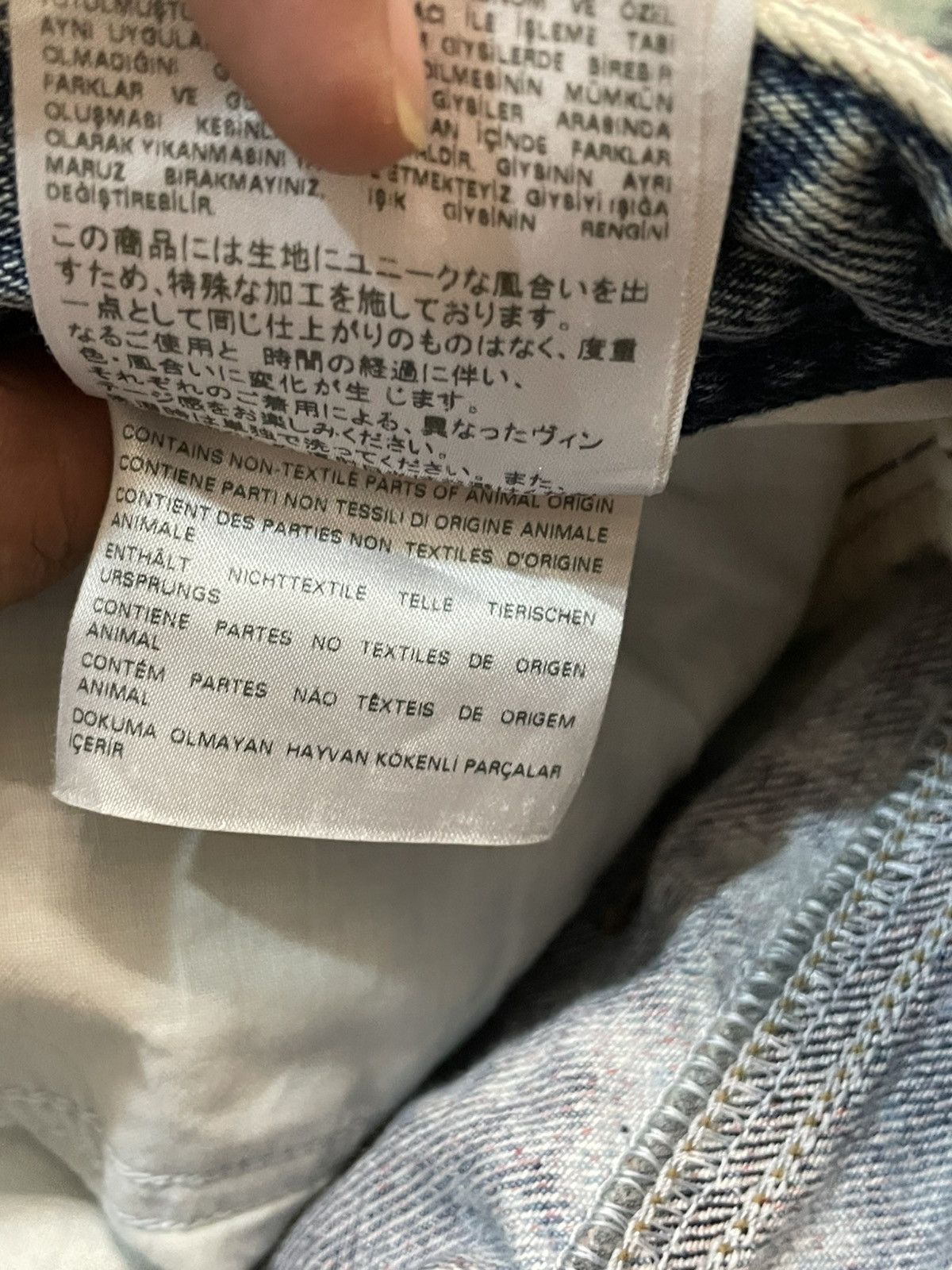 Diesel Diesel Made in Italy Faded Blue Wash Regular Slim Jeans Size US 29 - 20 Thumbnail