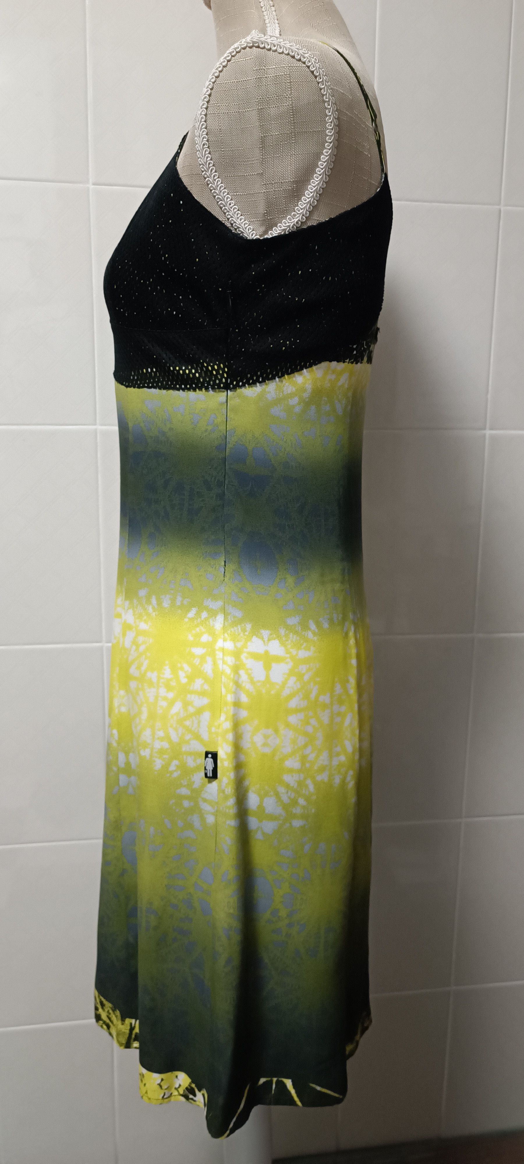 Jean Paul Gaultier SS2000 - Psychedelic print midi dress Size S / US 4 / IT 40 - 8 Thumbnail
