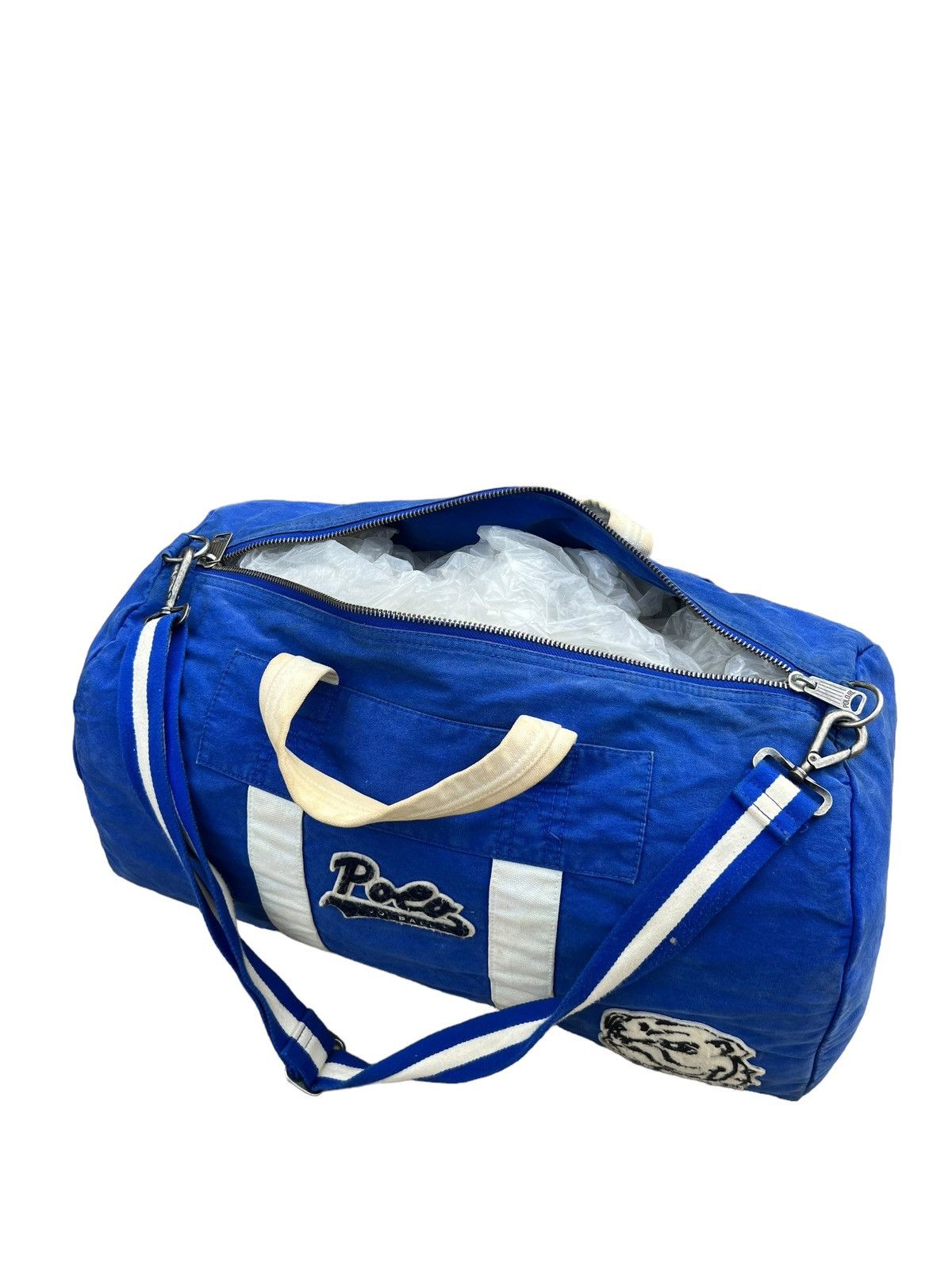 Polo Ralph Lauren Vintage Ralph Lauren Football Muddy Dirty Duffle Teavel Bag Size ONE SIZE - 20 Thumbnail