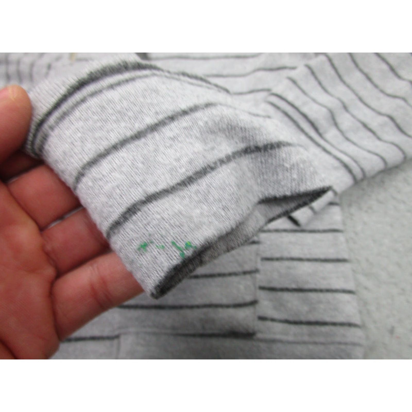 Sundry Sundry Sundry Brand Sundry Gray Striped Zip Hoodie Sweatshirt Fleece Polyester Blend Wool? No. Size M / US 6-8 / IT 42-44 - 4 Thumbnail