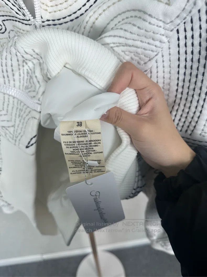 Hermes Hermes White cotton outerwear Size XS / US 0-2 / IT 36-38 - 4 Thumbnail