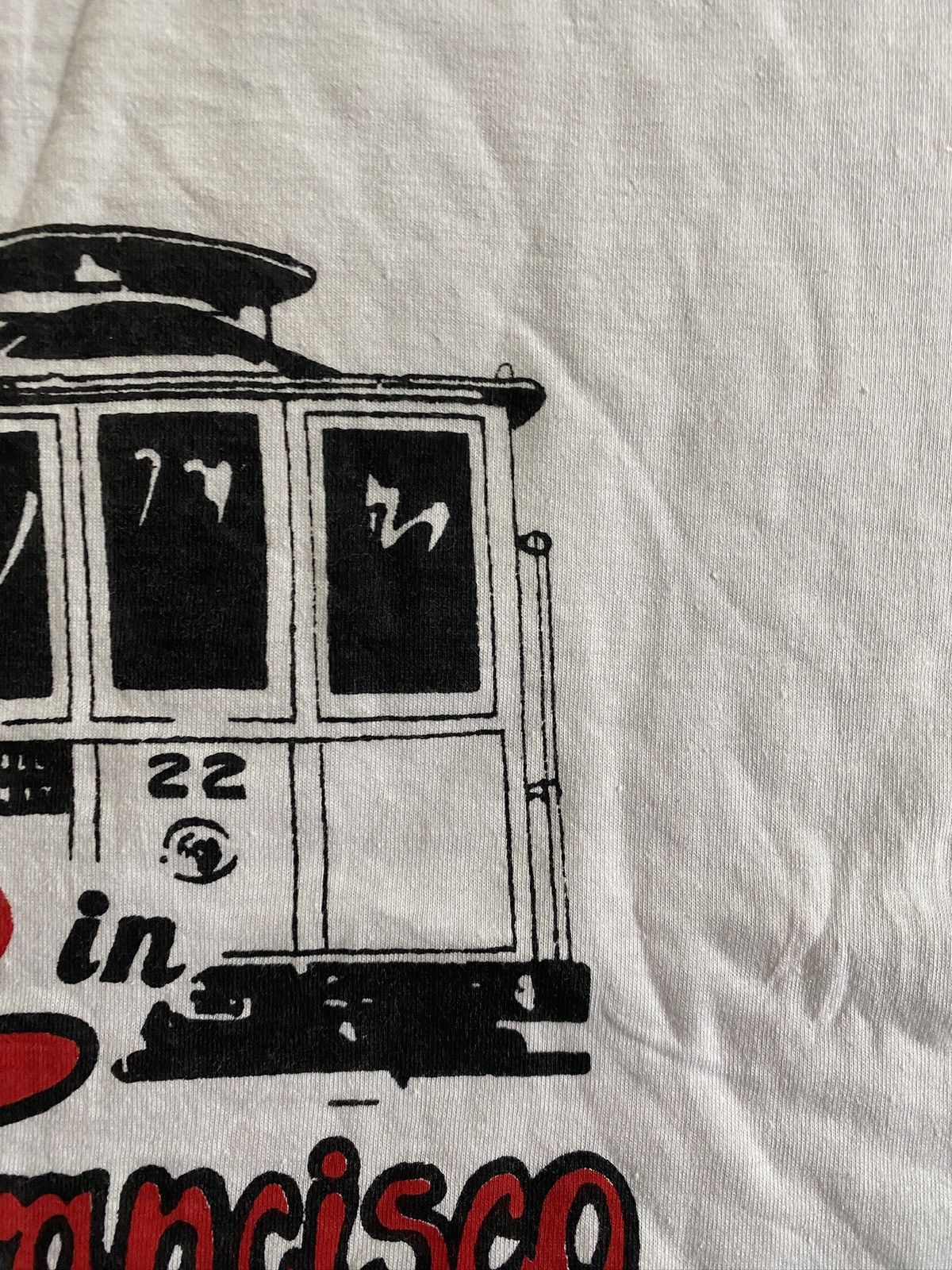 Vintage Vintage 70’s/80’s Left ❤️ in San Francisco Single Stitch Tee Size US M / EU 48-50 / 2 - 6 Thumbnail