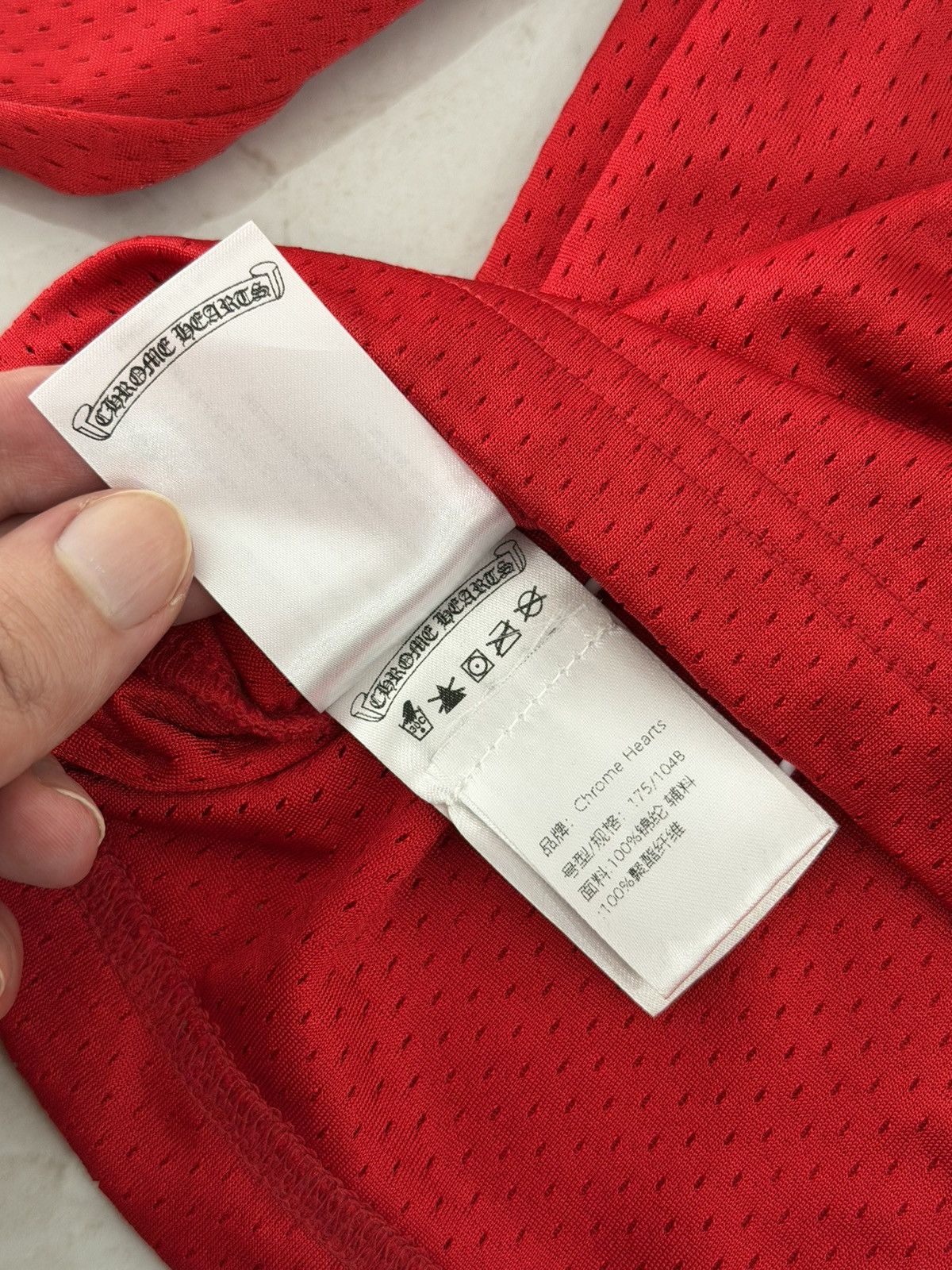 Chrome Hearts Chrome Hearts "TEAM" CNY Exclusive Mesh Longsleeve Sz.L Size US L / EU 52-54 / 3 - 9 Thumbnail
