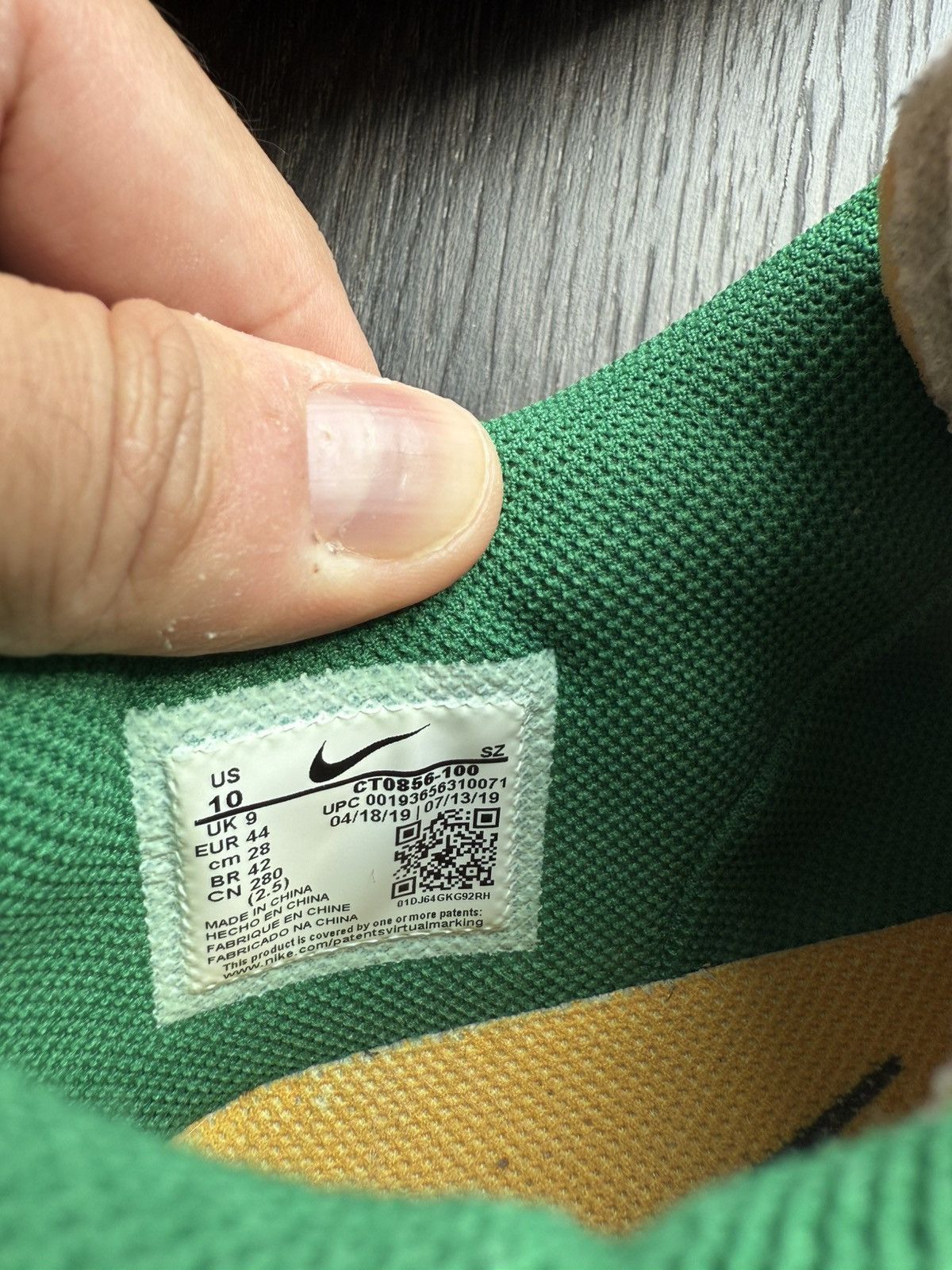 Nike × Off-White Offwhite dunk pine green Size US 10 / EU 43 - 6 Thumbnail