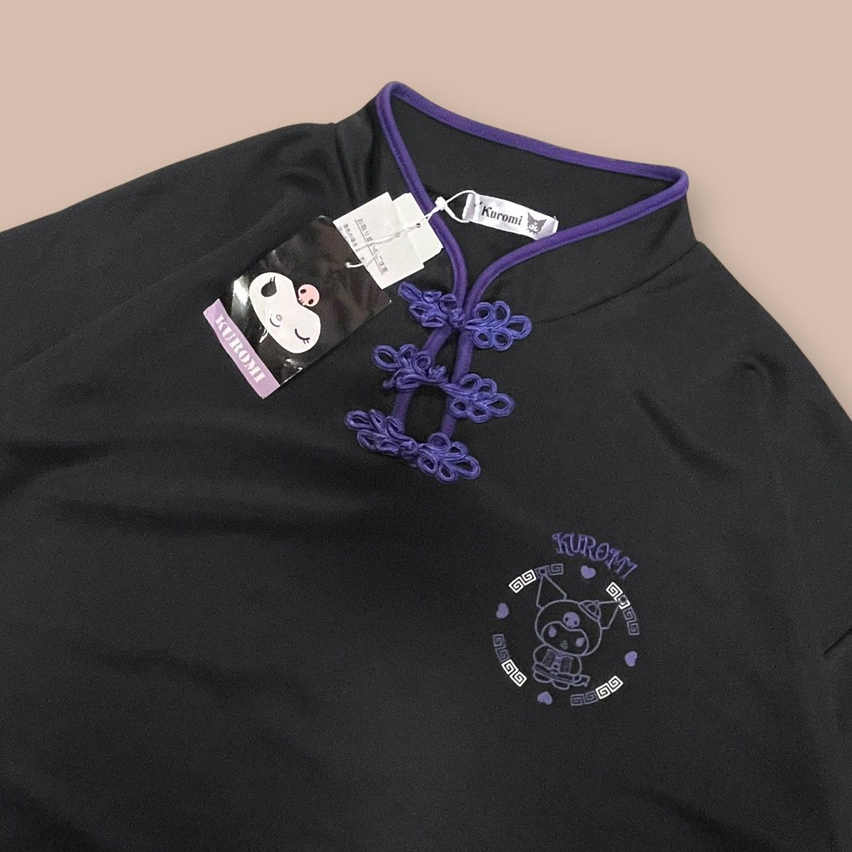Anime Kuromi Chinese Black purple Dress Pullover Size US L / EU 52-54 / 3 - 8 Thumbnail