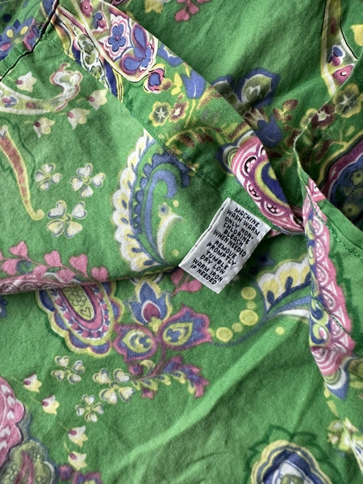 Polo Ralph Lauren Vintage 90s Polo Ralph Lauren Bandana Style Shirt Size US L / EU 52-54 / 3 - 7 Thumbnail