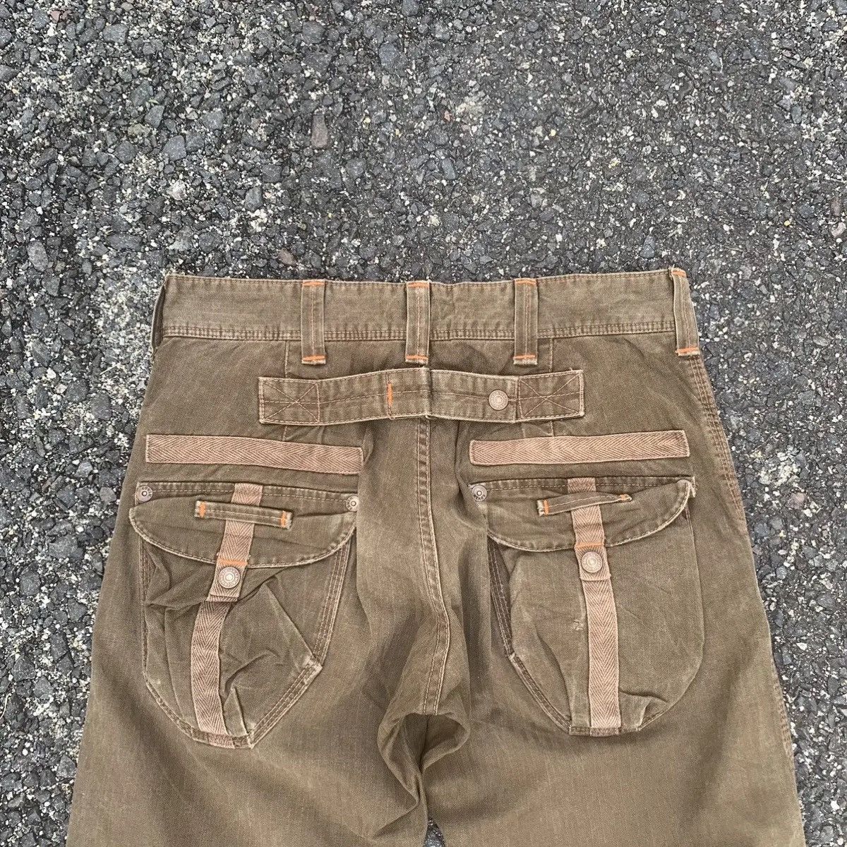 Japanese Brand HBT CINCH BACK TROUSERS 30x31 JAPANESE VINTAGE UTILITY PANTS Size US 30 / EU 46 - 12 Thumbnail