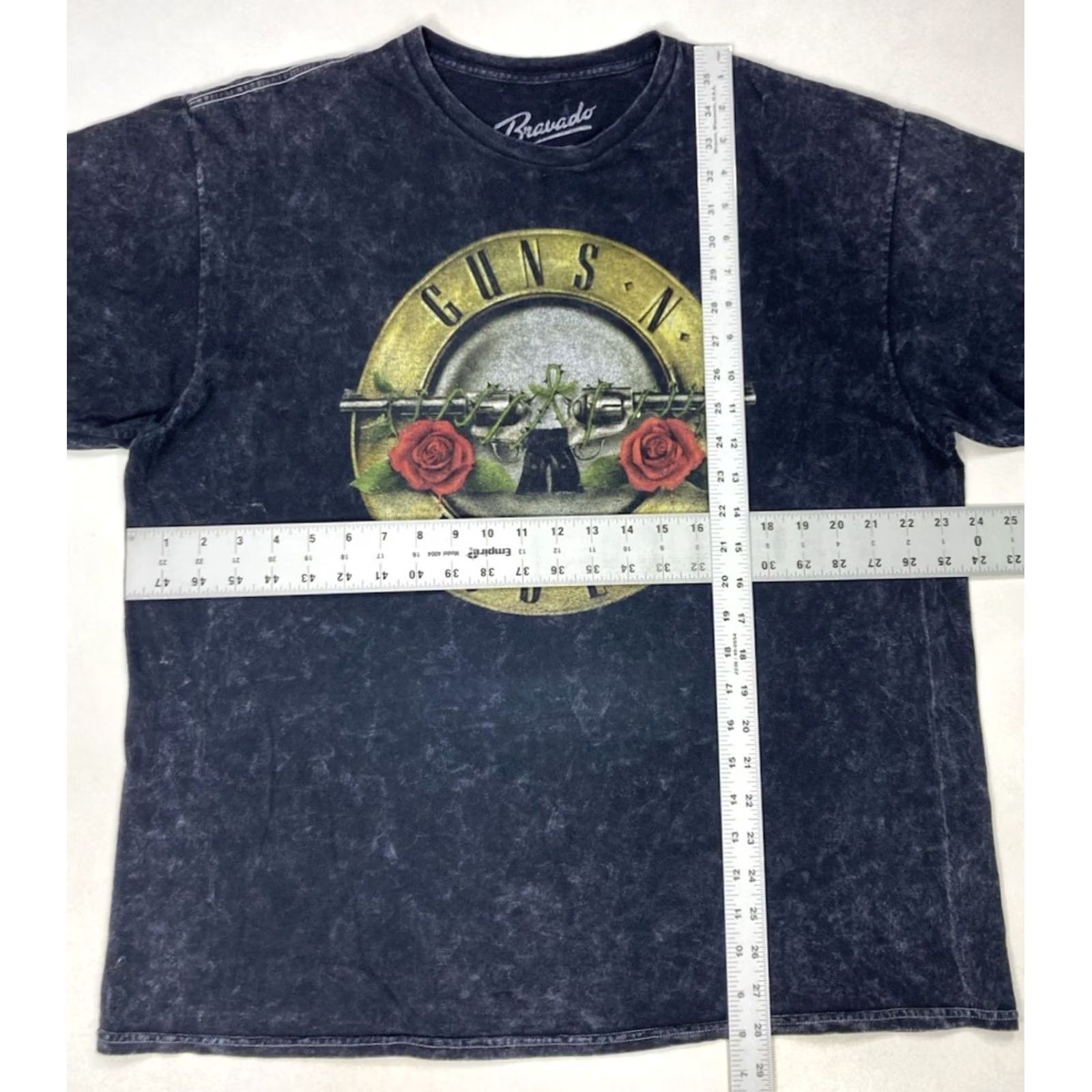 Bravado Guns N Roses Logo Graphic T-shirt Men Large Oversized Black Wash Music Shirt Size US L / EU 52-54 / 3 - 6 Thumbnail