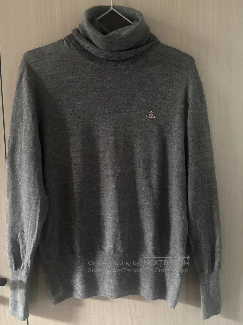 Vivienne Westwood Vivienne Westwood High-neck wool knitted sweater, 100% woo Size M / US 6-8 / IT 42-44 - 1 Thumbnail