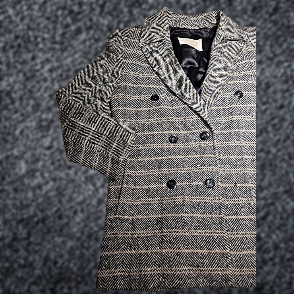 Pendleton VINTAGE Pendleton Womens Jacket Blazer 12 Wool Plaid Overcoat Brown Beige Tan Wool Size XL / US 12-14 / IT 48-50 - 1 Thumbnail