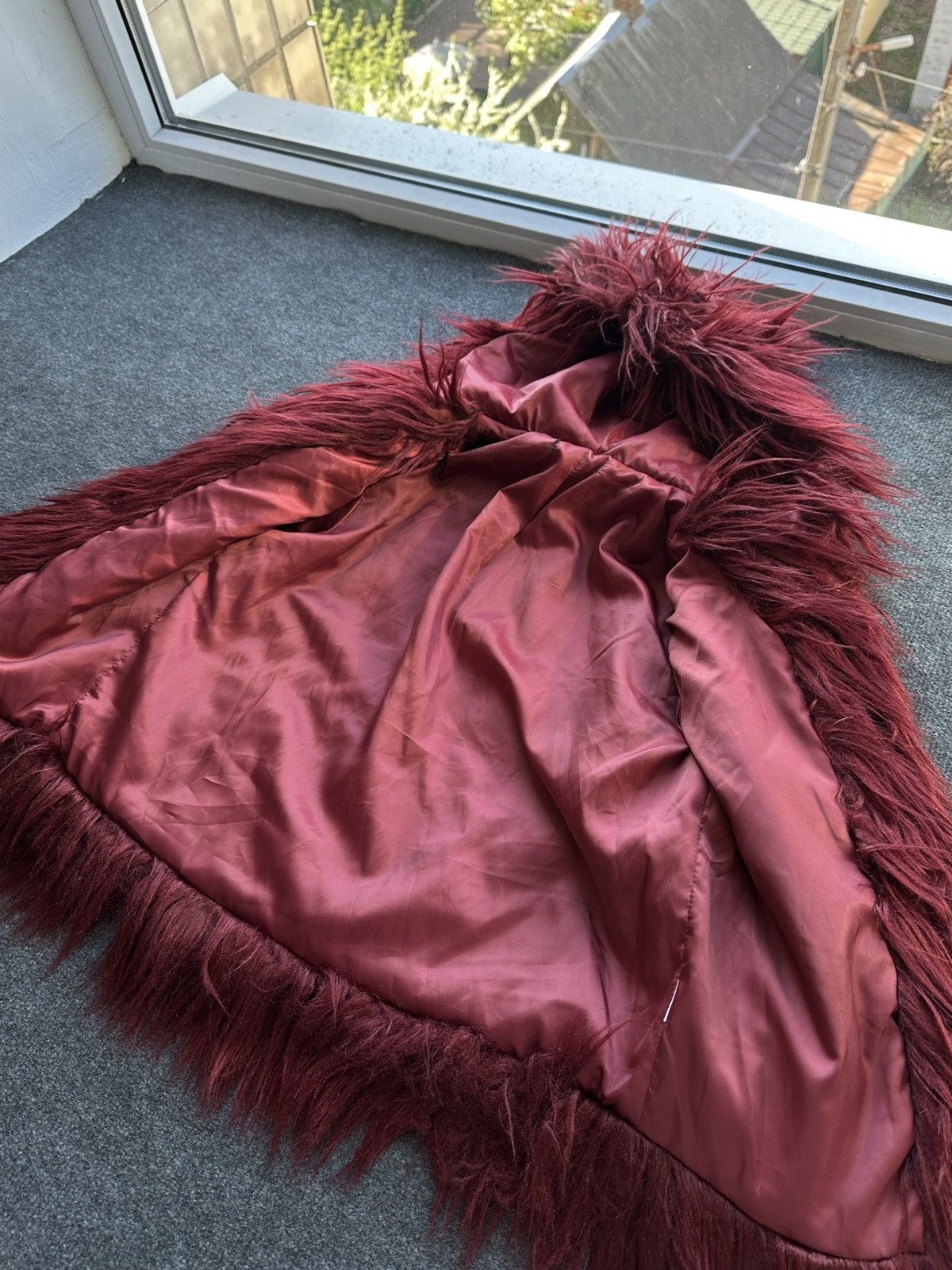Other WMN LUXURY 🚨 FAUX FUR RED HOOD JACKET Y2K OPIUM LONG SLEEVE Size M / US 6-8 / IT 42-44 - 9 Thumbnail