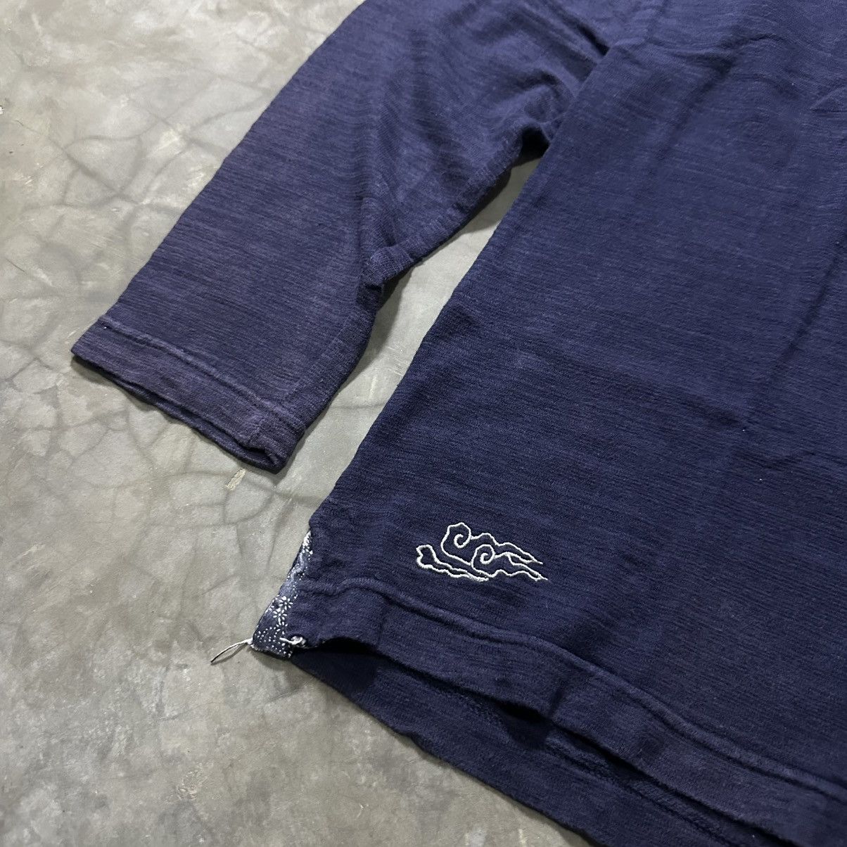 Japanese Brand JAPANESE TRADITIONAL FLOWER LONG SLEEVE SUKAJAN STYLE Size US M / EU 48-50 / 2 - 9 Thumbnail