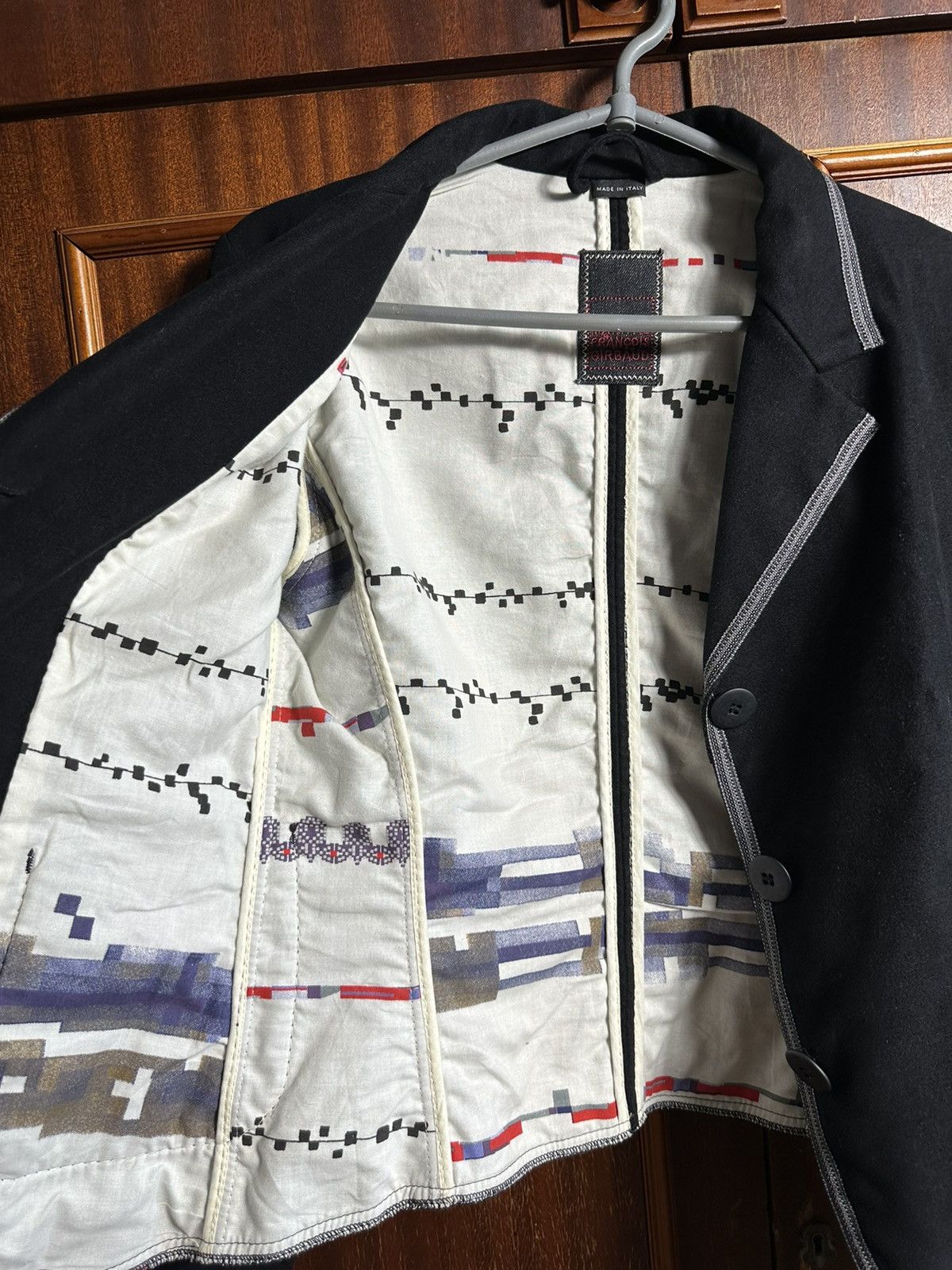 Designer × Marithe + Francois Girbaud 1980s Marithe Francois Girbaud avant garde Opium Y2K Size S / US 4 / IT 40 - 2 Thumbnail