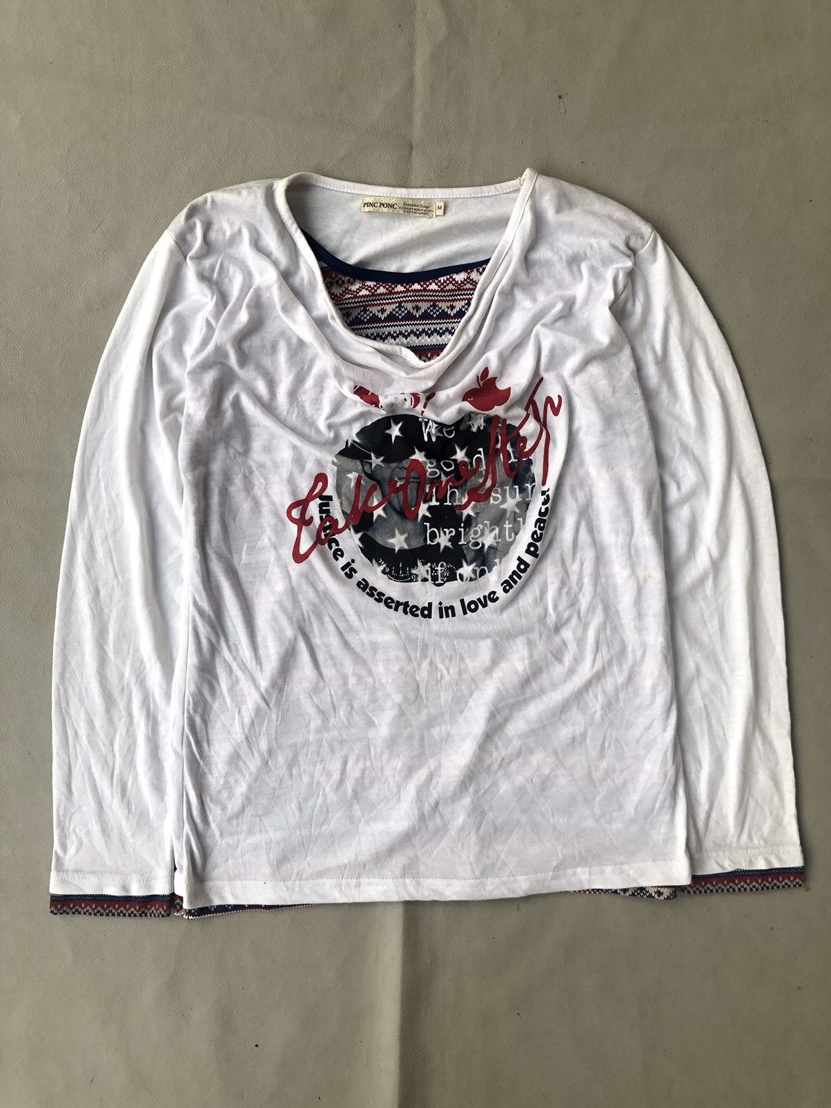 If Six Was Nine Japanese Poem Double Layer Pinc Ponc Longsleeve LGB Style Size US M / EU 48-50 / 2 - 1 Thumbnail