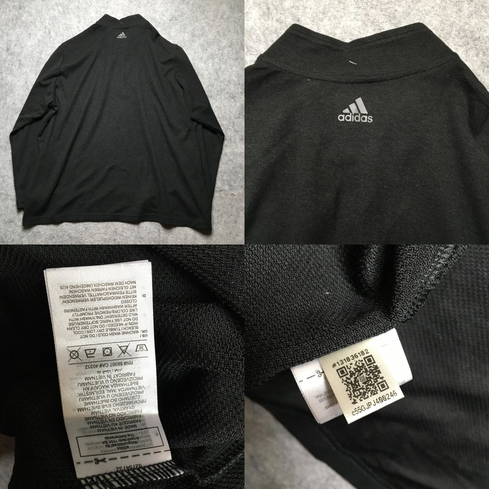 Adidas Adidas Pullover Mens 4XL Black Jackpot Party Golf Quarter Zip Sweatshirt HD3625 Size US XXL / EU 58 / 5 - 8 Thumbnail