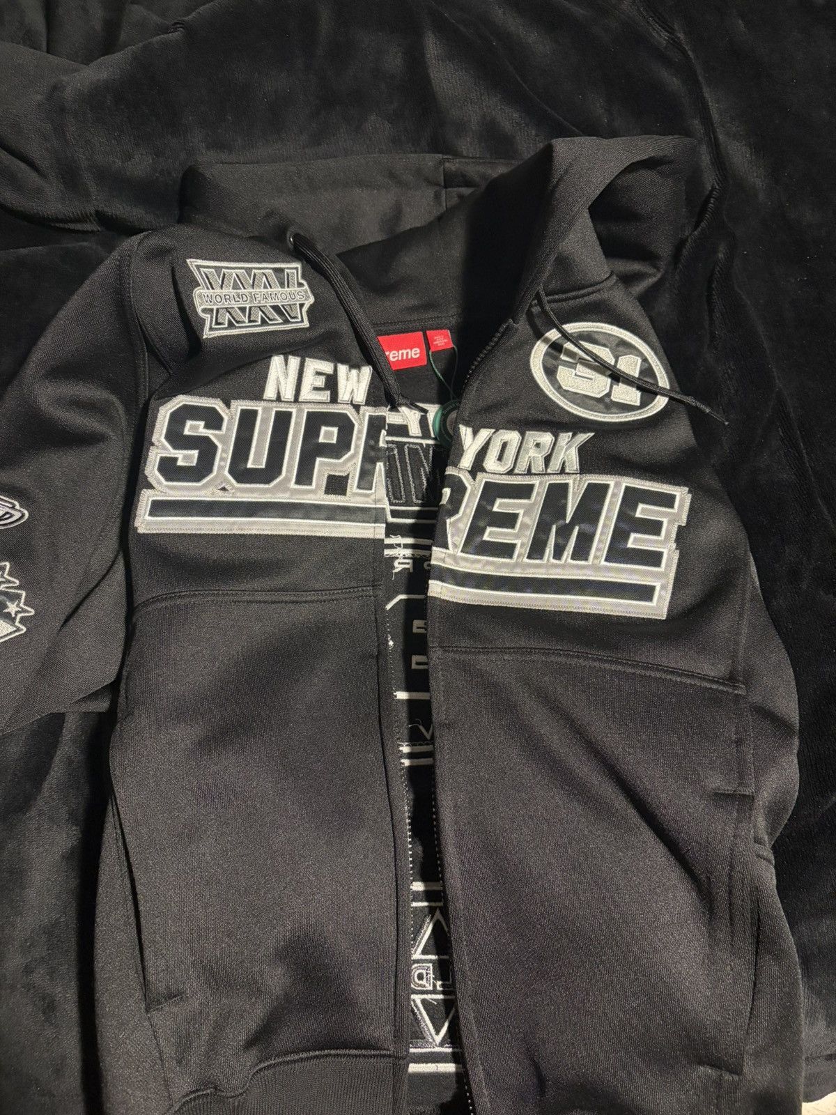 Supreme Fw25 Football Zip Up