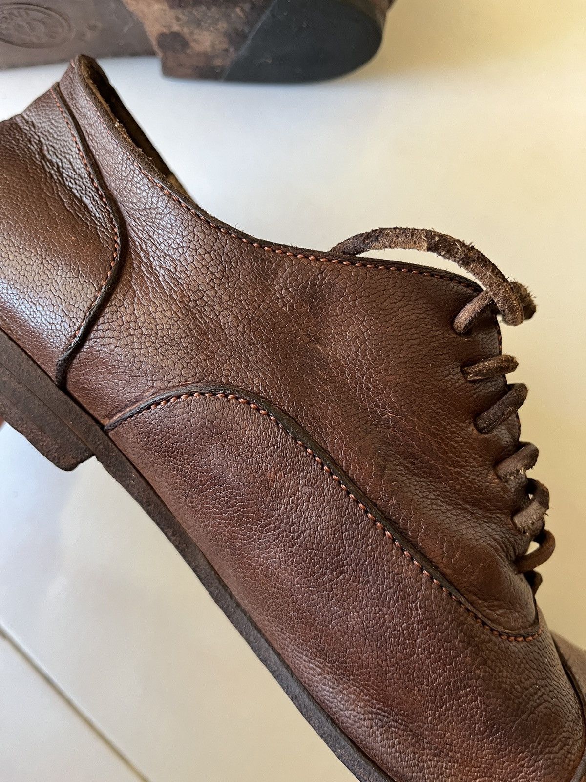 CHRISTIAN PEAU CHRISTIAN PEAU Leather Derby Guidi, christian carol poell Size US 9 / IT 39 - 11 Thumbnail