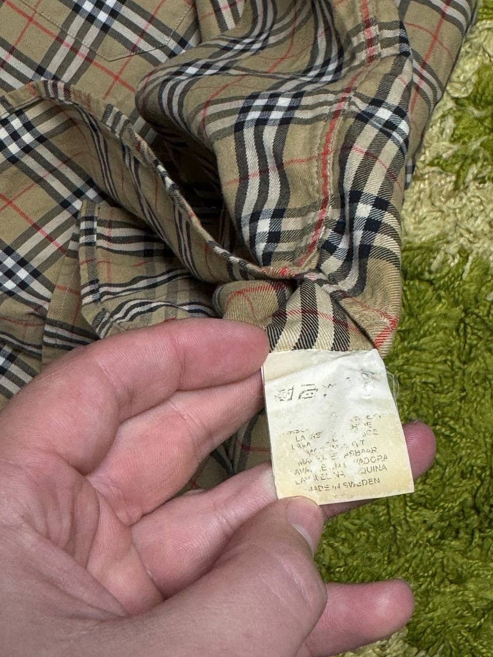Burberry Burberry Nova Check Button Up Shirt Mens Size XL Size US XL / EU 56 / 4 - 6 Thumbnail