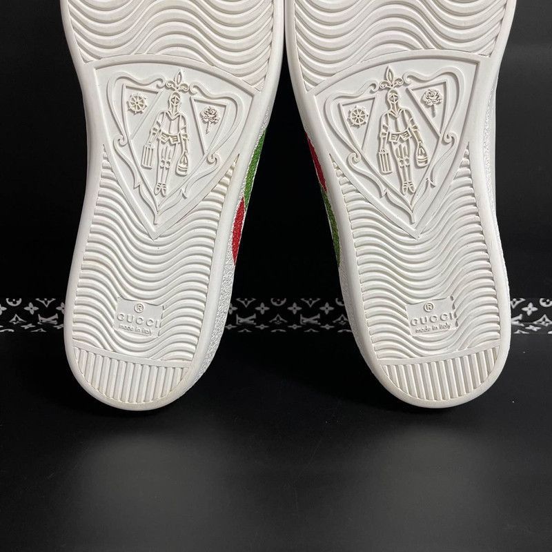 Gucci Gucci ACE Double G Vintage Low-Top Sneakers - Size US 11 / EU 44 - 7 Thumbnail